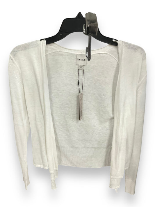 Cardigan By Clothes Mentor In White, Size: S