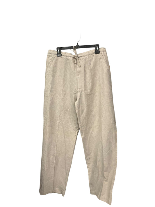 Pants Linen By Clothes Mentor In Beige, Size: 12