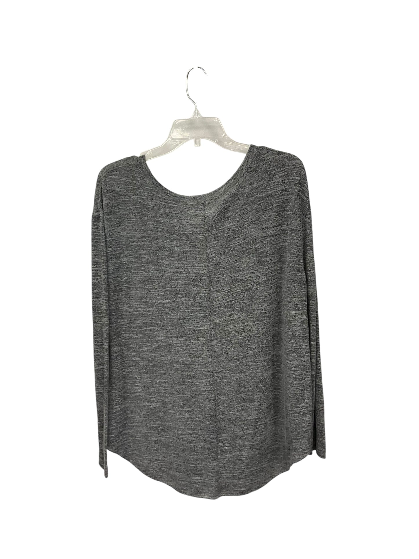 Top Long Sleeve By Falls Creek In Grey, Size: L