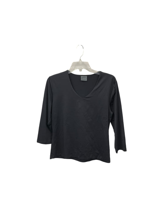 Top 3/4 Sleeve By Clothes Mentor In Black, Size: L