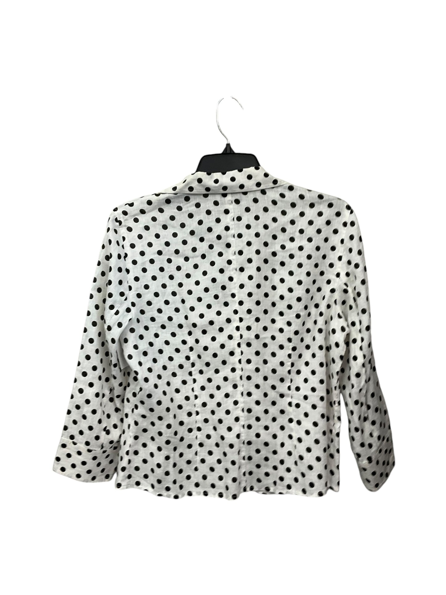 Cardigan By Talbots In Polkadot Pattern, Size: 12petite