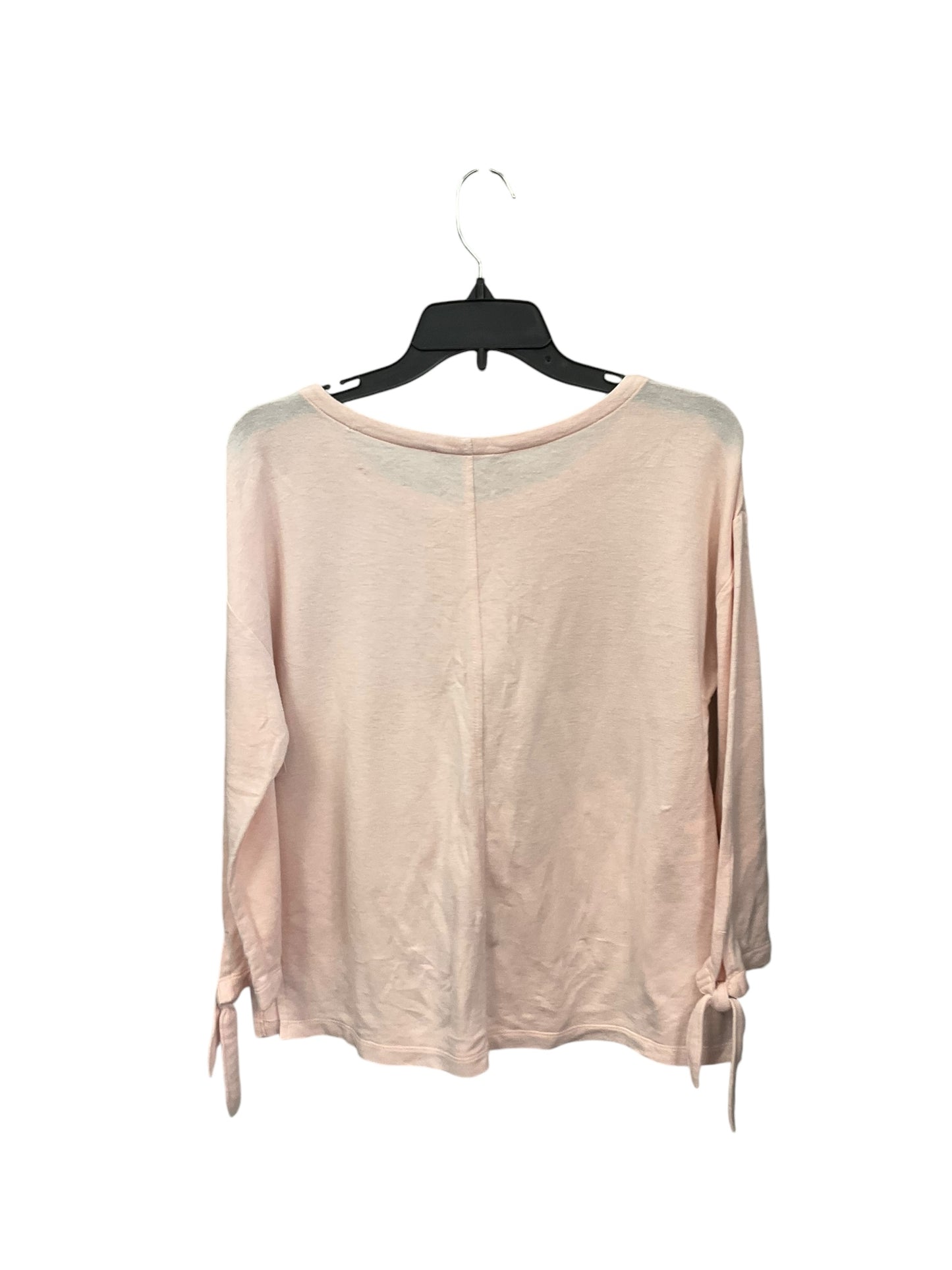 Top 3/4 Sleeve By Loft In Pink, Size: Xs