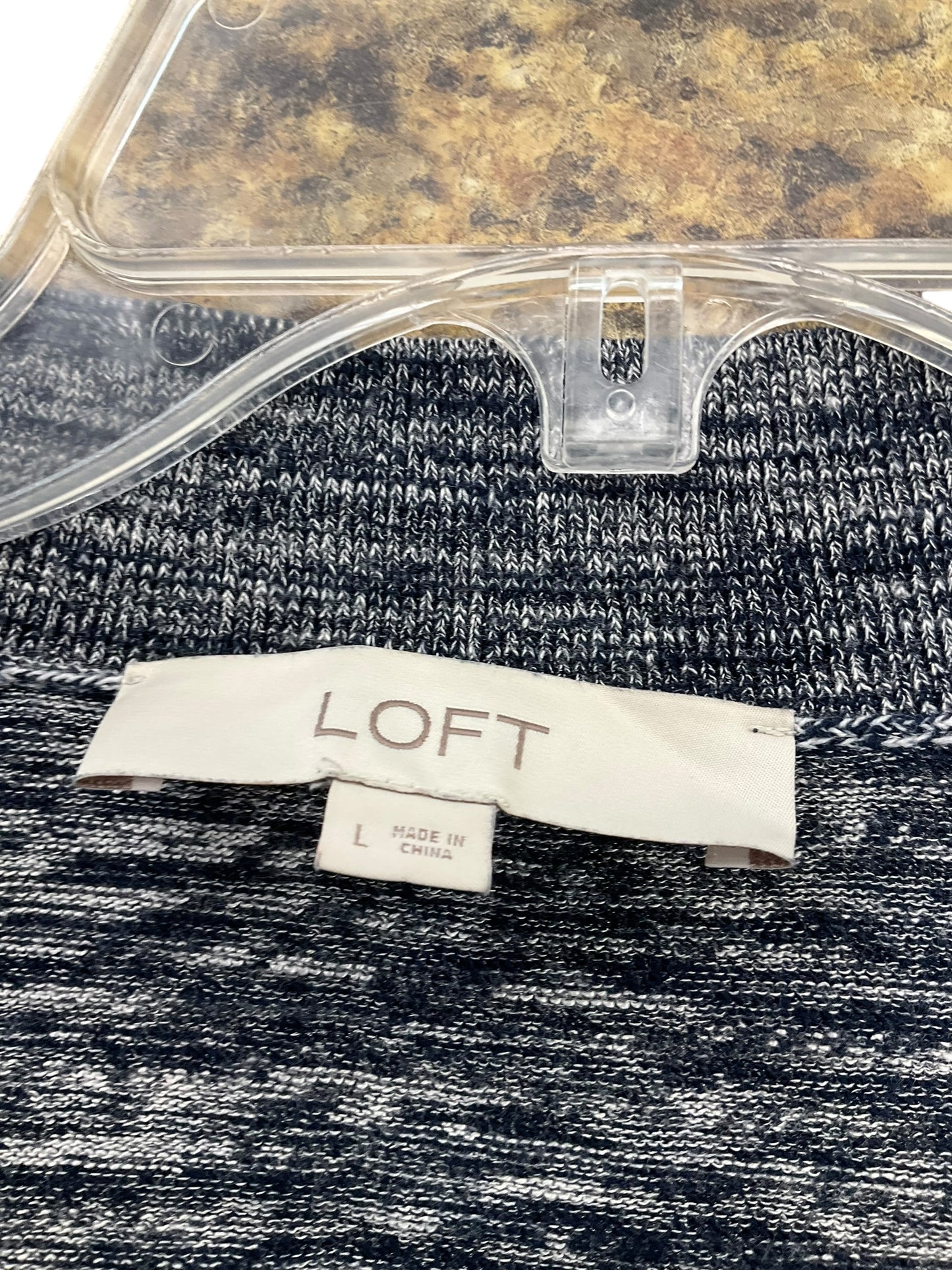 Cardigan By Loft In Blue, Size: L