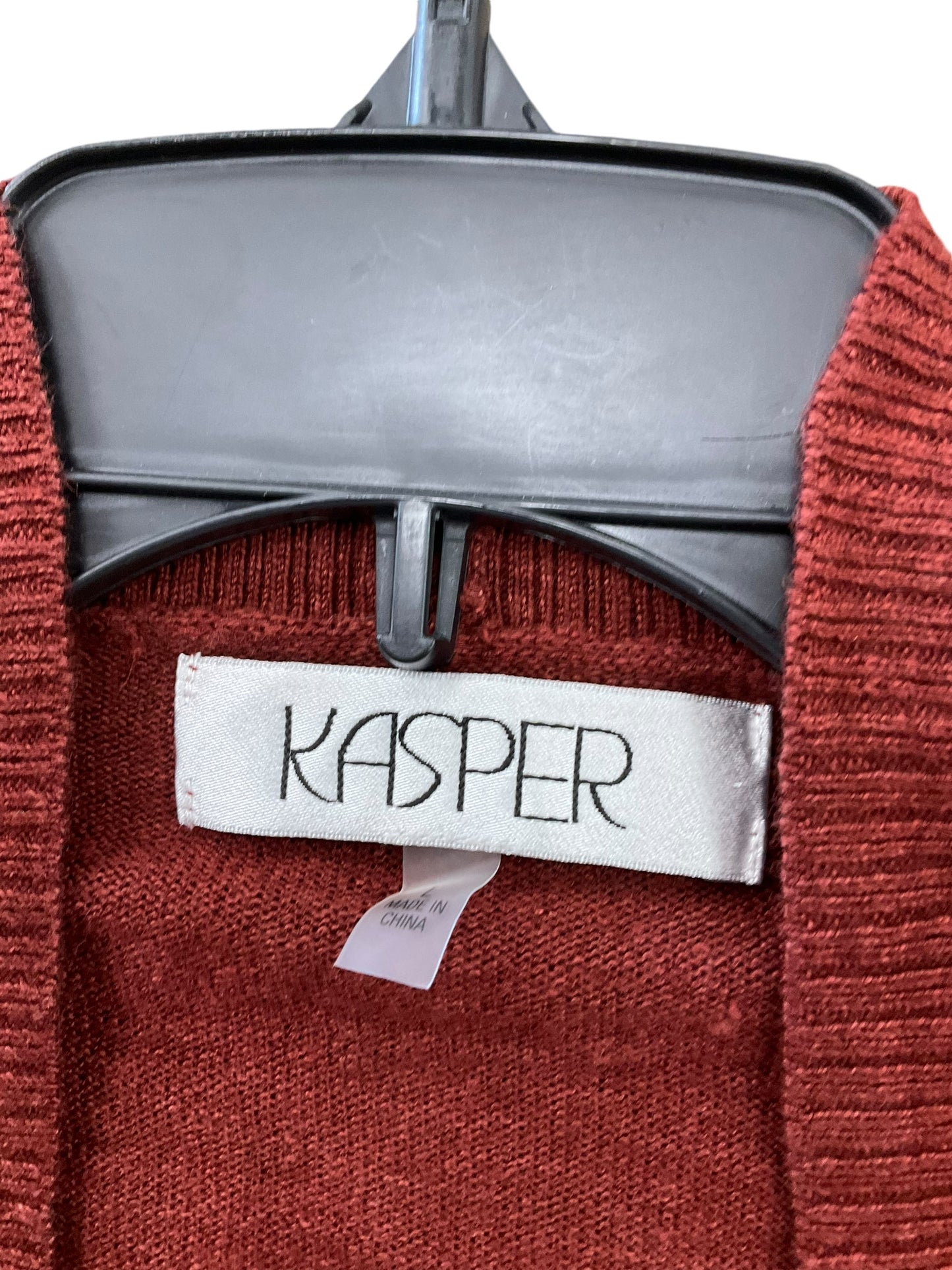 Cardigan By Kasper In Red, Size: L