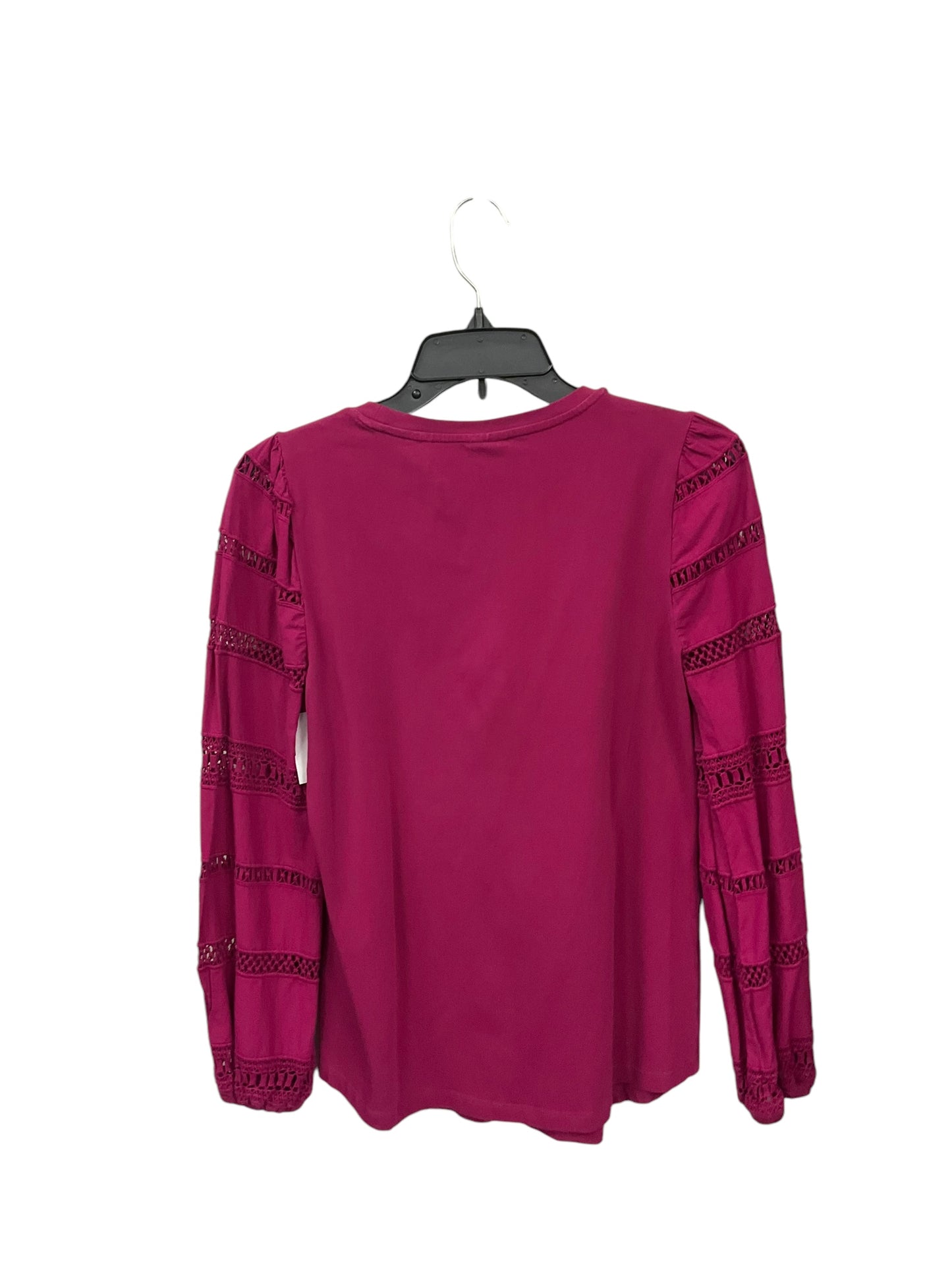 Top Long Sleeve By Chicos In Pink, Size: S