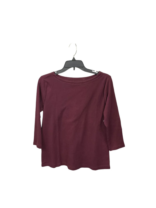 Top Long Sleeve By Chicos In Red, Size: M