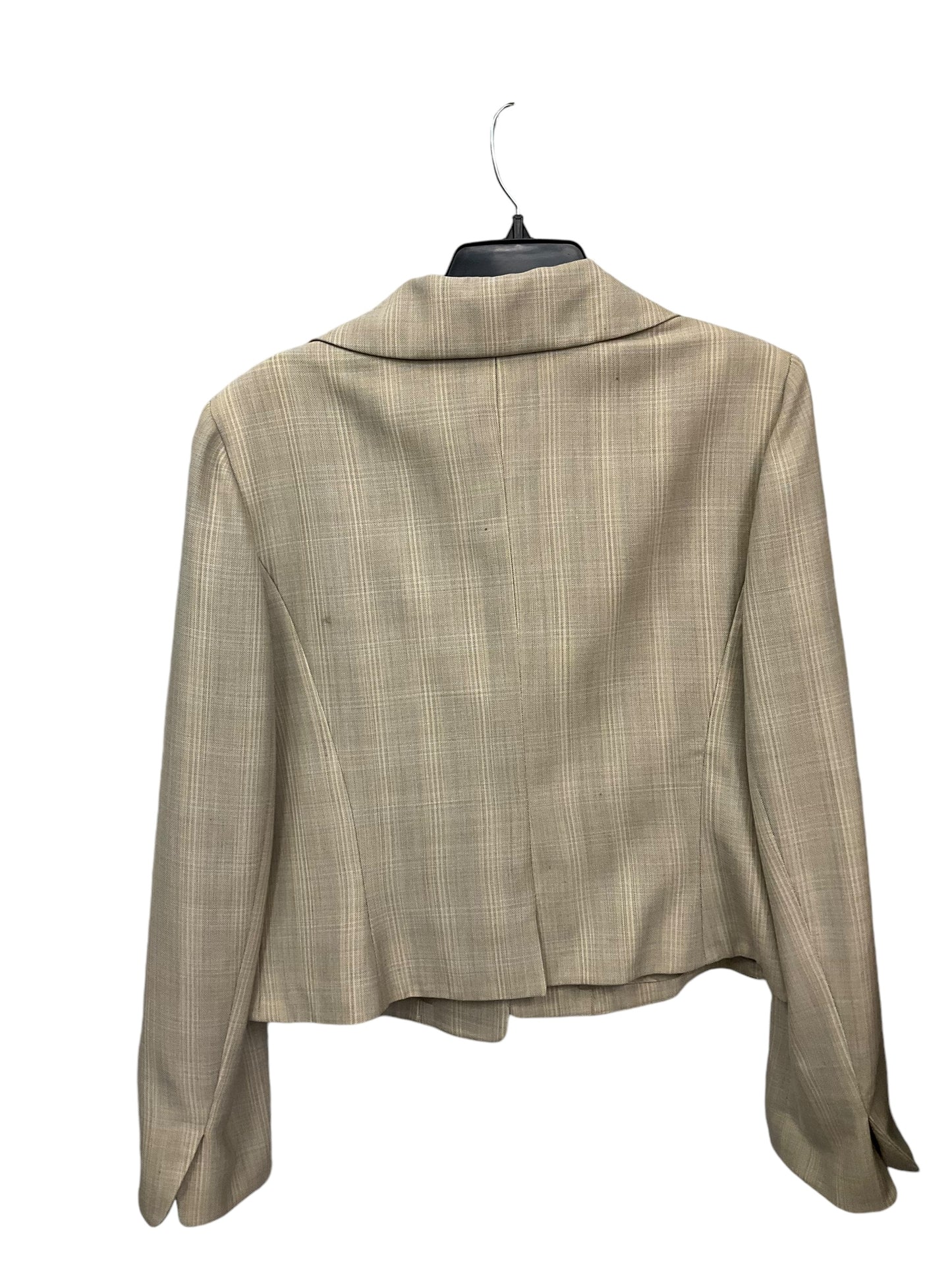 Blazer By Ellen Tracy In Beige, Size: Xl