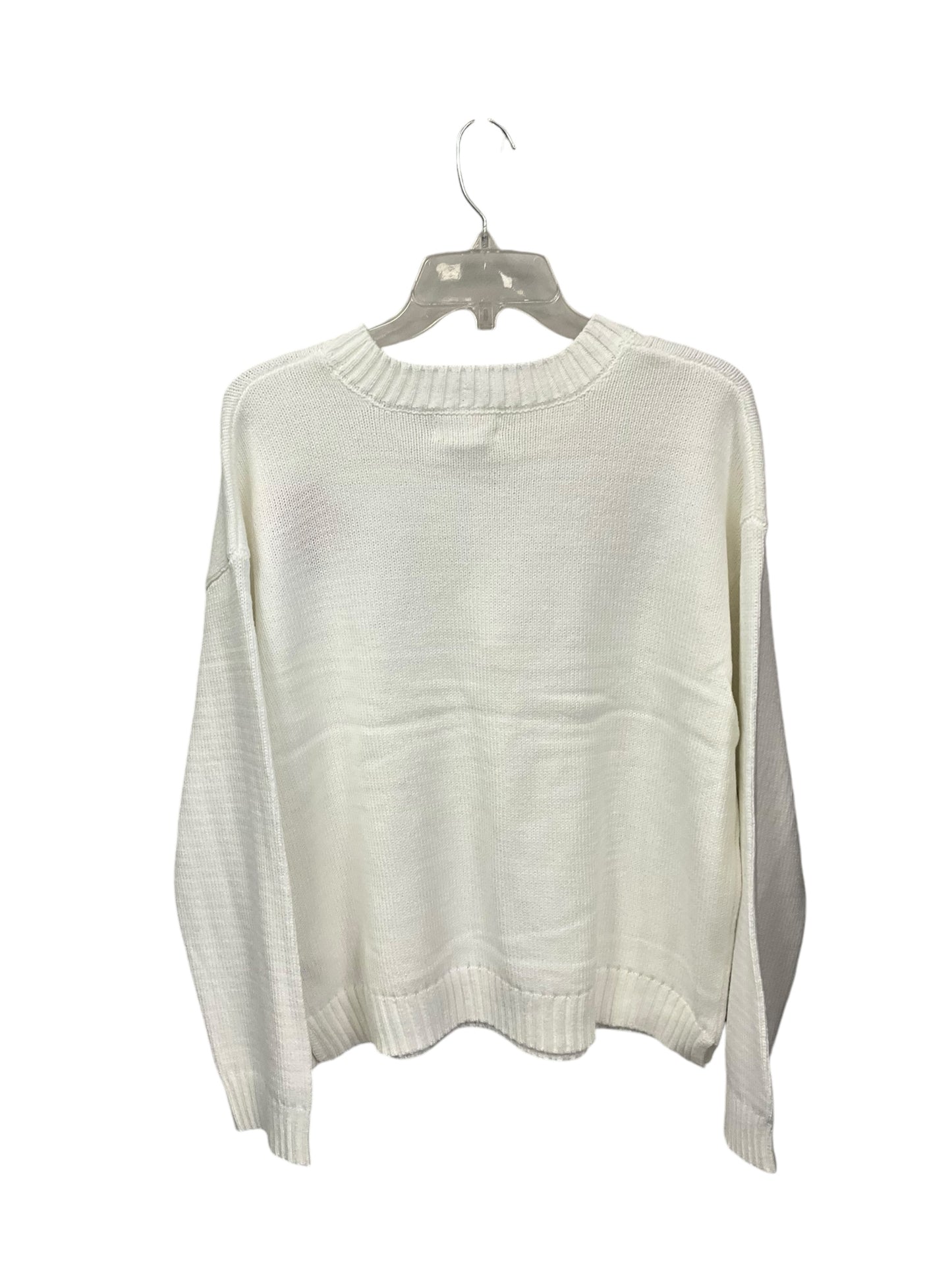 Sweater By Jessica Simpson In White, Size: M