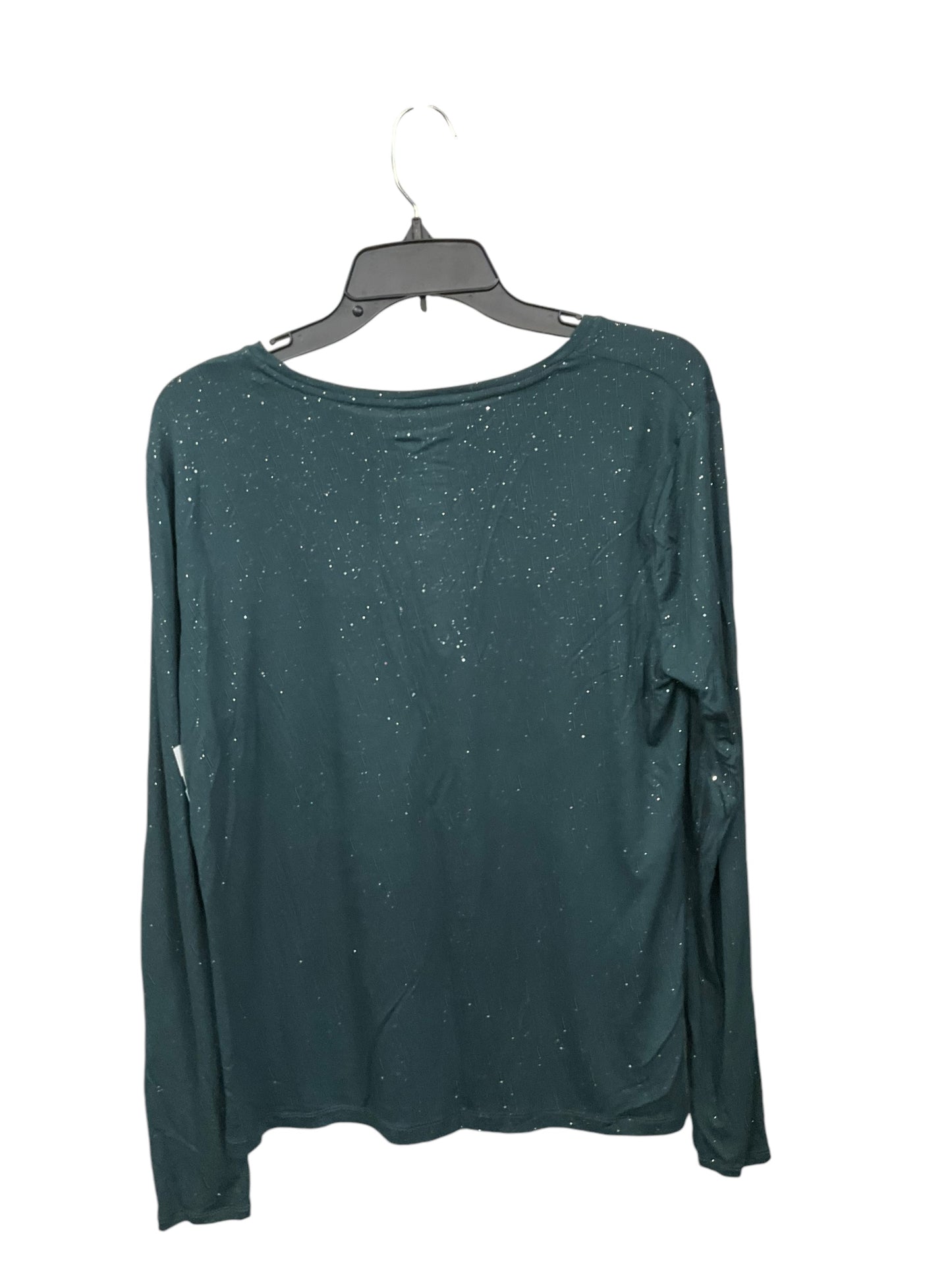 Top Long Sleeve By Clothes Mentor In Green, Size: L