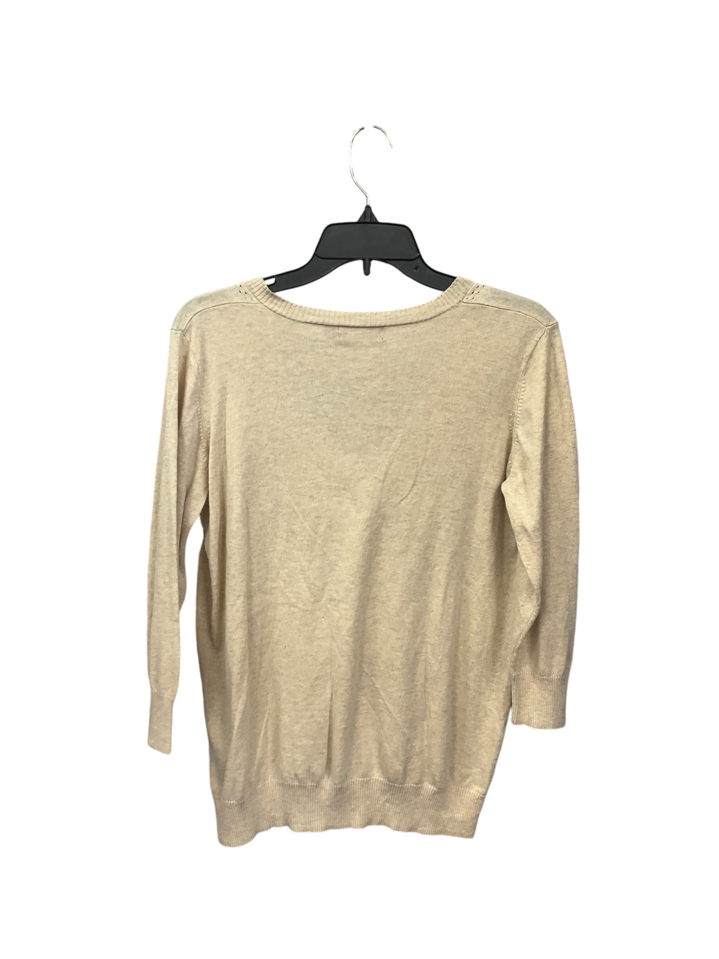 Top Long Sleeve By Limited In Beige, Size: Xl