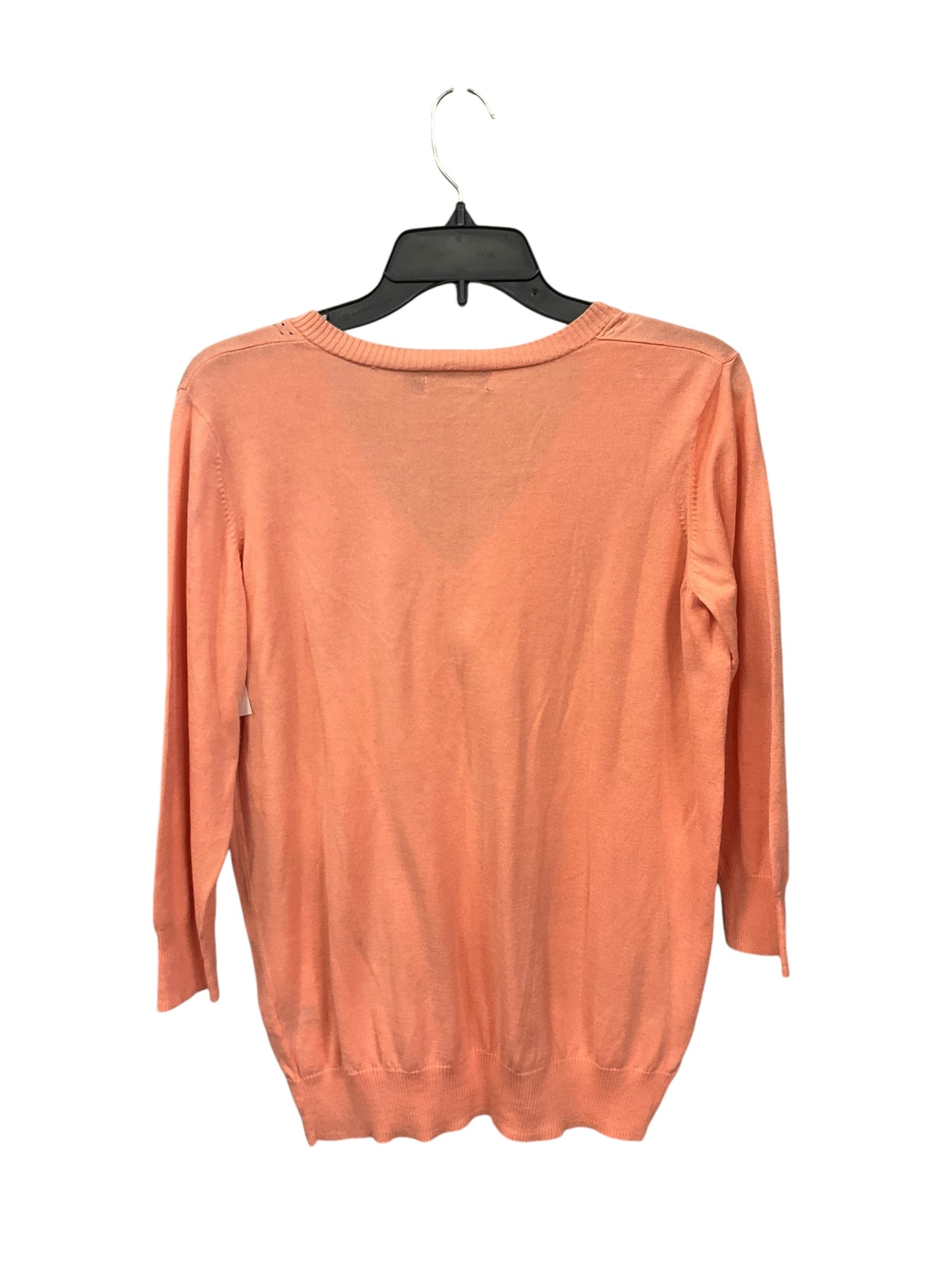 Top Long Sleeve By Limited In Coral, Size: Xl