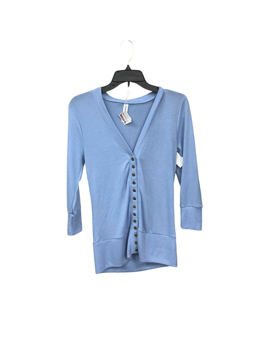 Cardigan By Zenana Outfitters In Blue, Size: M