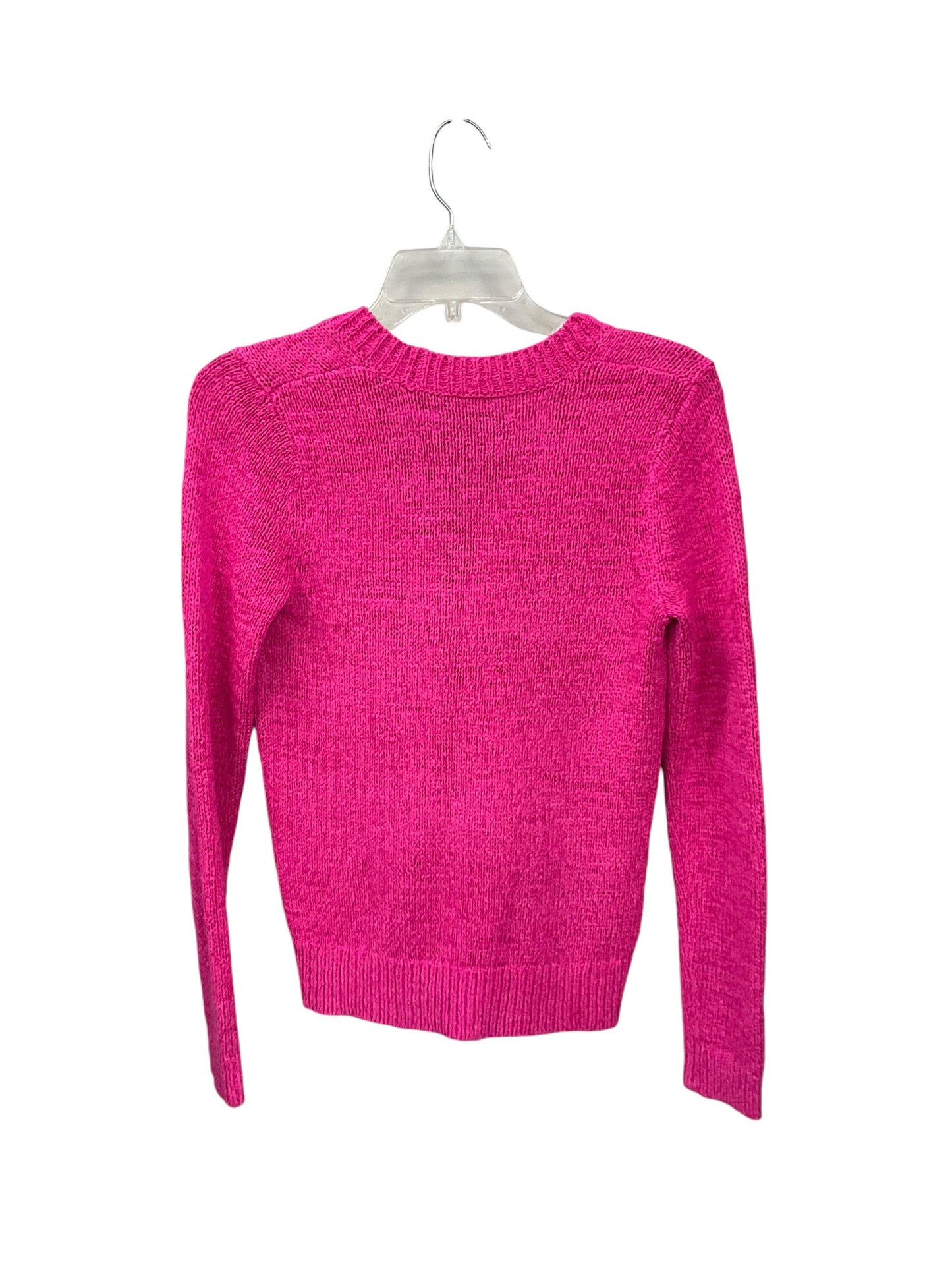 Cardigan By Loft In Pink, Size: Xs