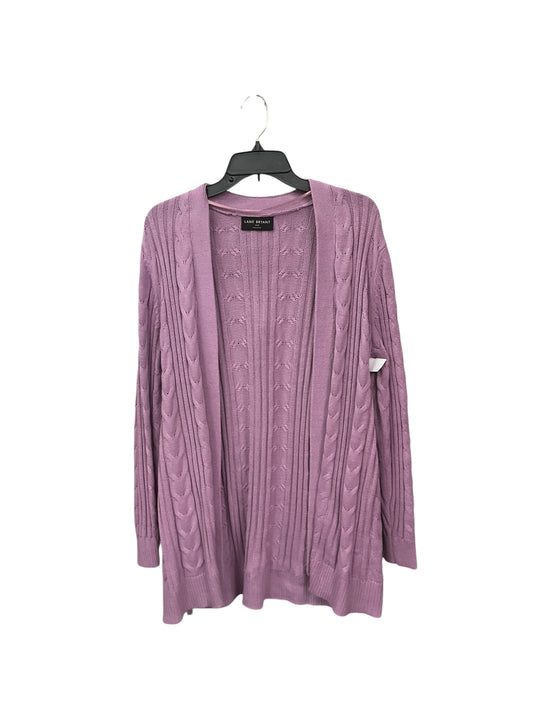 Cardigan By Lane Bryant In Purple, Size: Xl