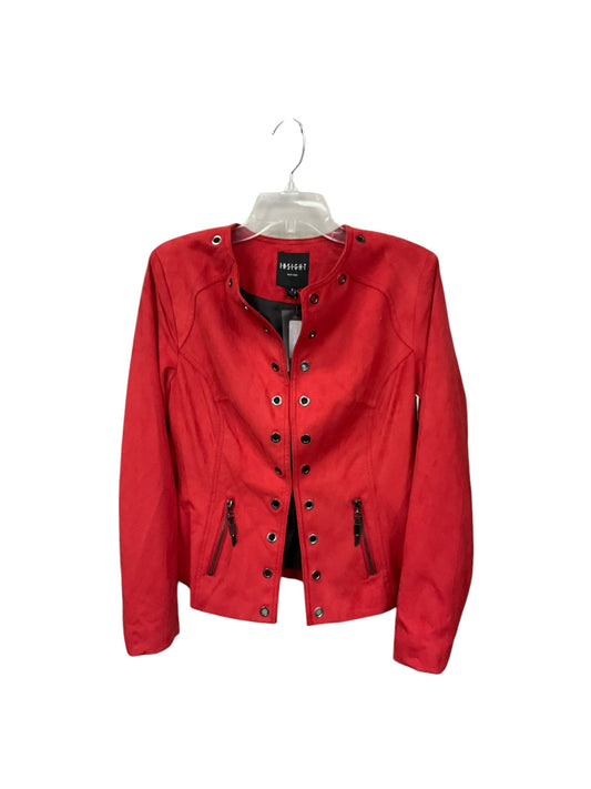 Jacket Other By Clothes Mentor In Red, Size: 4