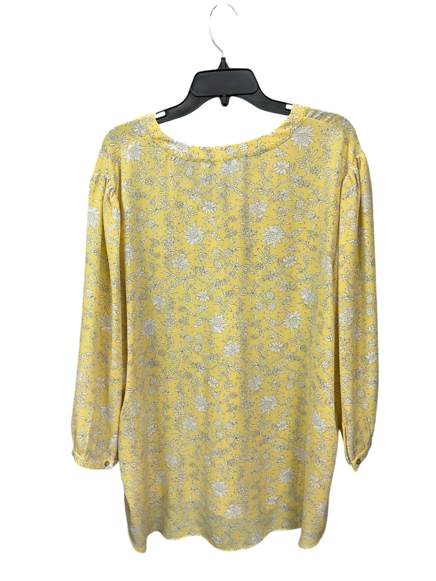 Blouse 3/4 Sleeve By Rose And Olive In Yellow, Size: 3x