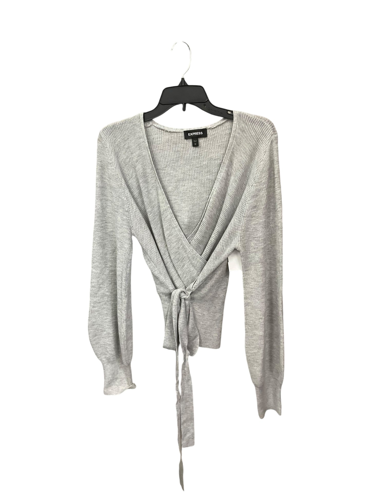 Sweater By Express In Grey, Size: L