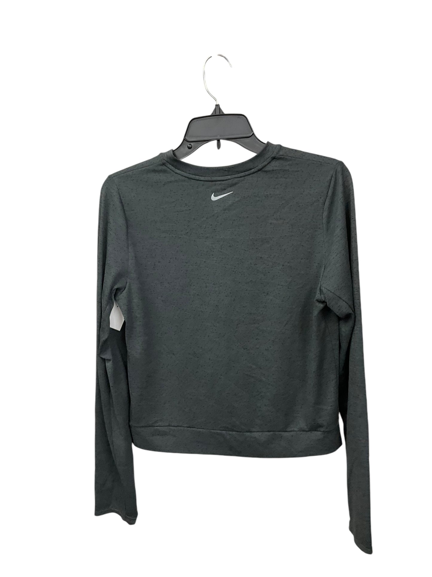 Athletic Top Long Sleeve Crewneck By Nike Apparel In Grey, Size: L