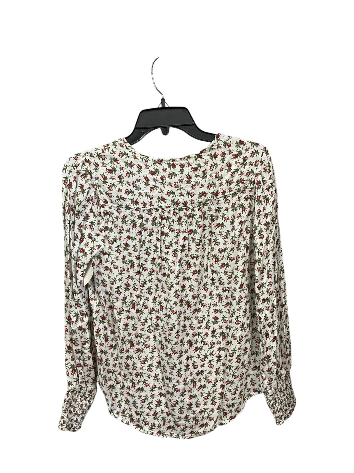 Top Long Sleeve By Lucky Brand In Floral Print, Size: S