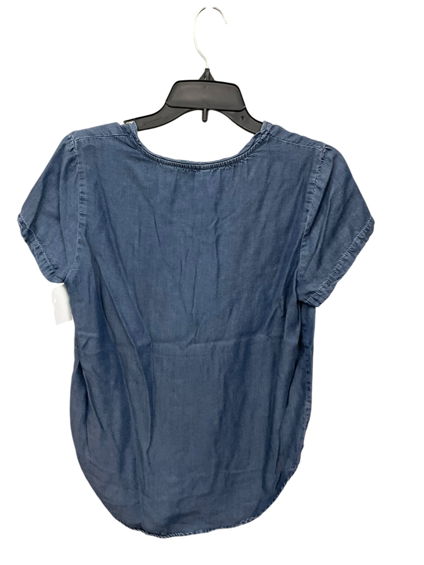 Top Short Sleeve By Velvet Heart In Blue, Size: Xs