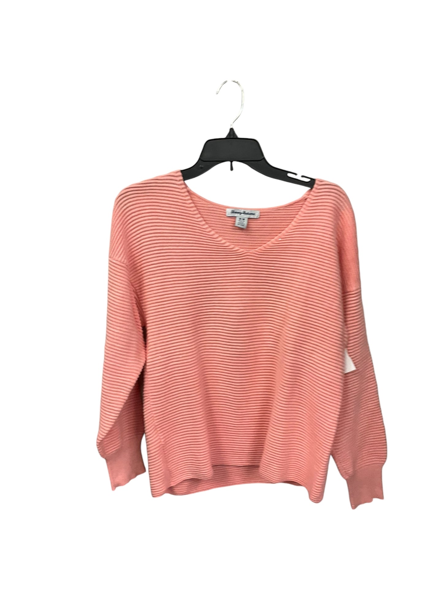 Top Long Sleeve By Tommy Bahama In Peach, Size: M