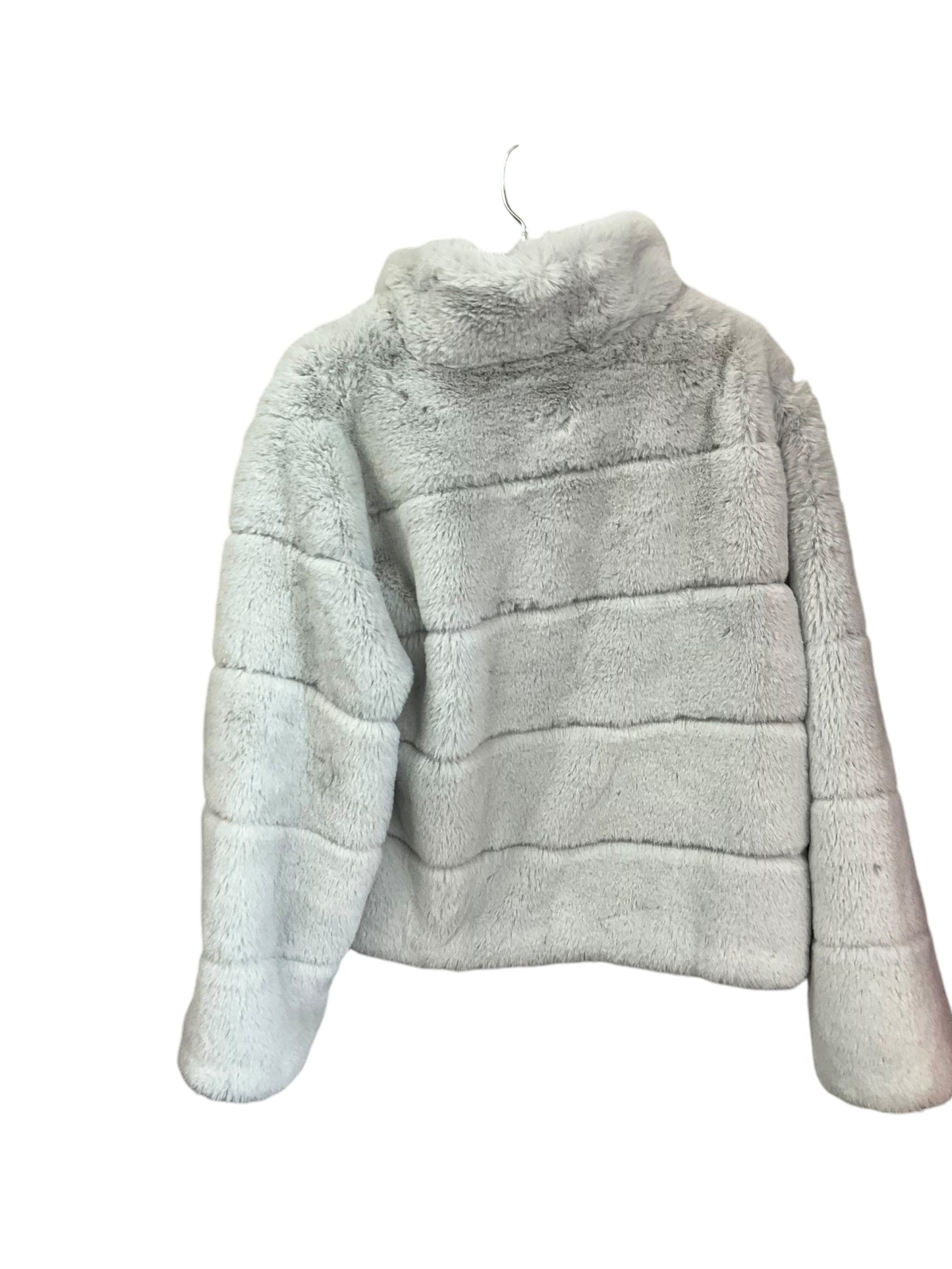 Jacket Faux Fur & Sherpa By Bailey 44 In Grey, Size: Xl