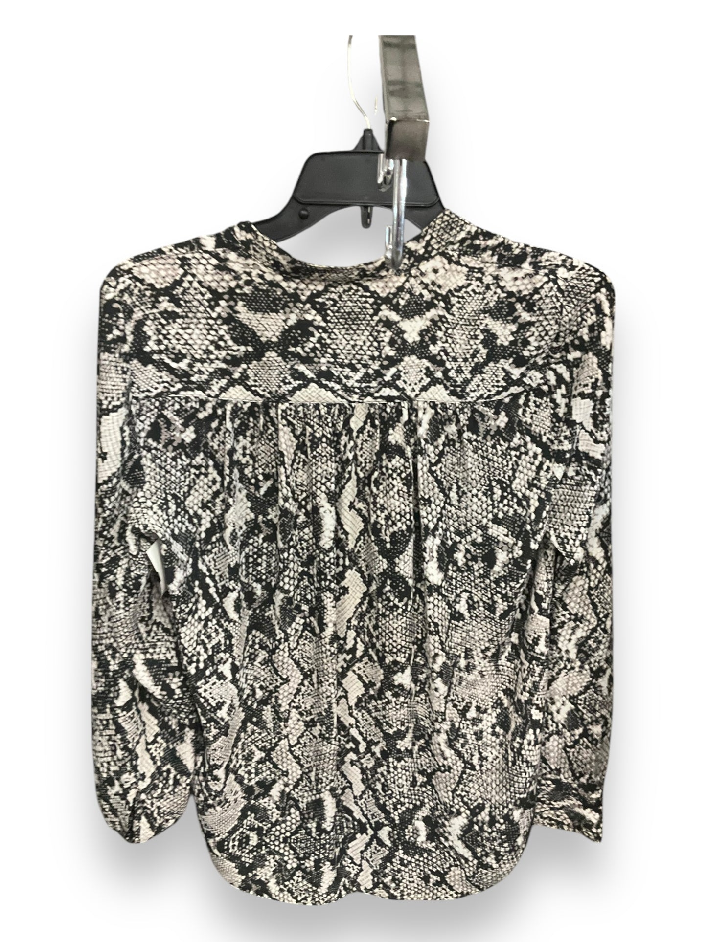 Top Long Sleeve By Inc In Snakeskin Print, Size: S