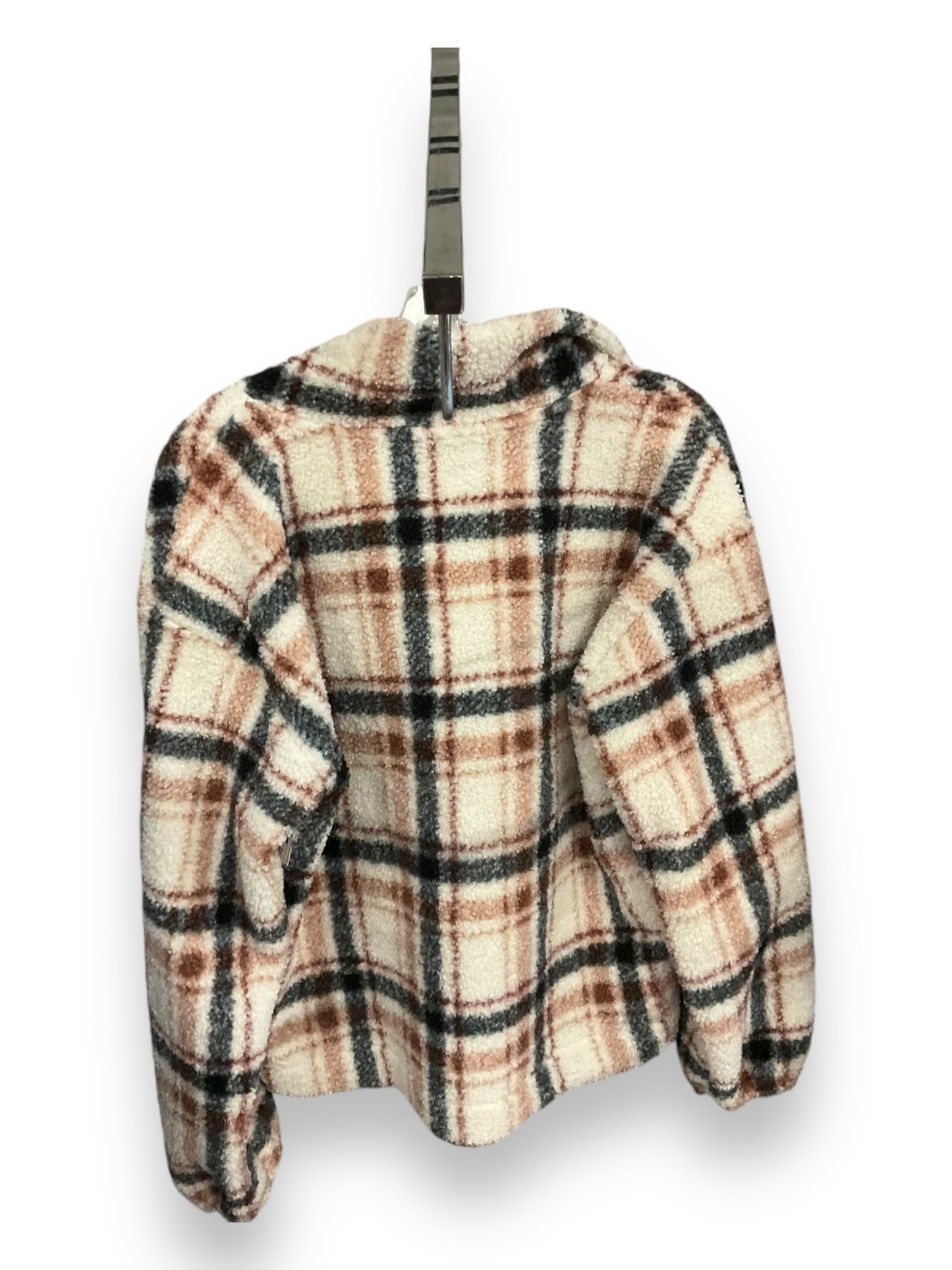 Top Long Sleeve By Clothes Mentor In Plaid Pattern, Size: S