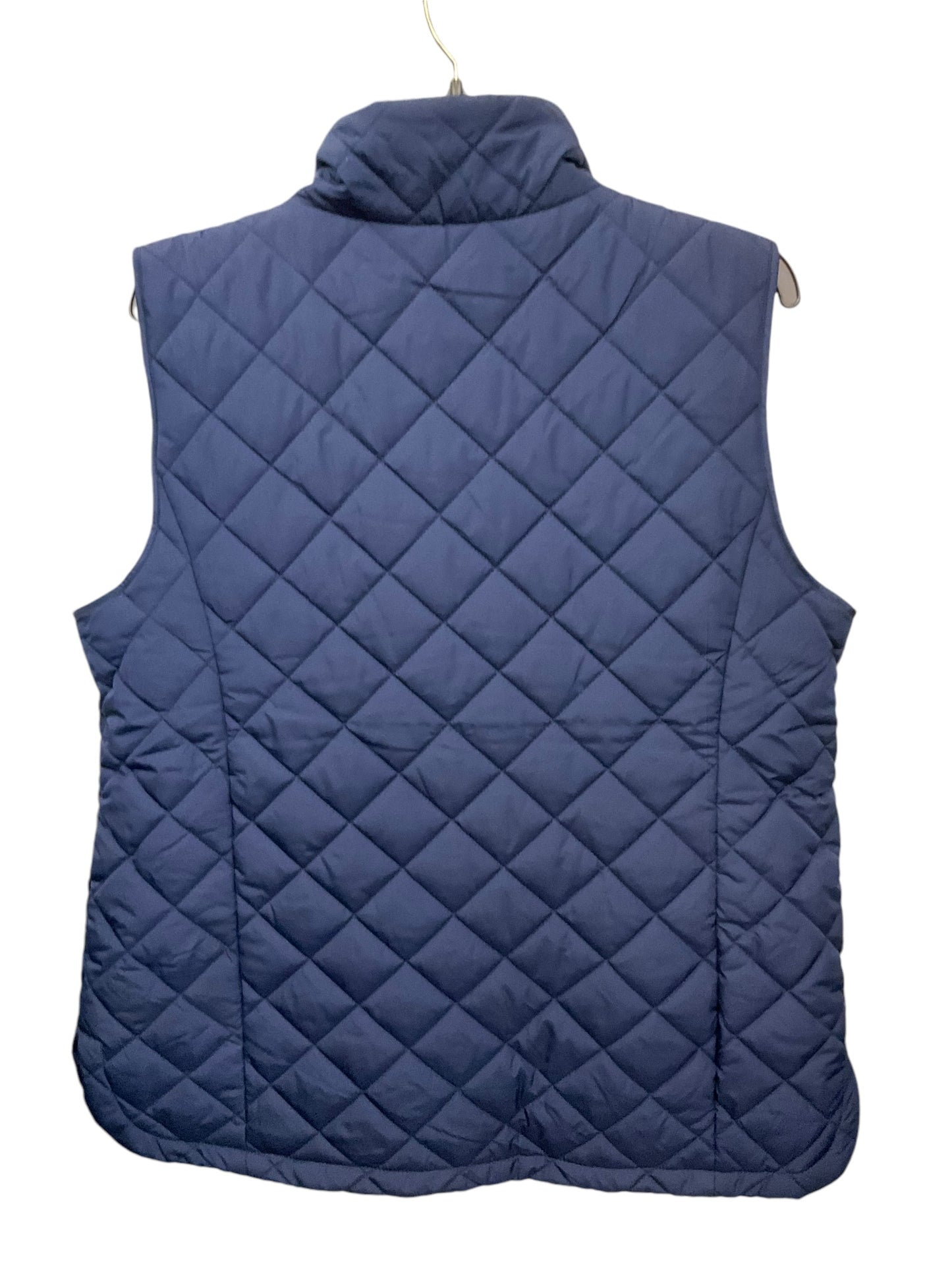 Vest Puffer & Quilted By Lands End In Navy, Size: L