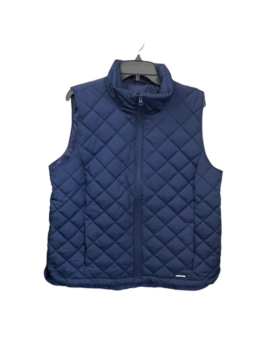 Vest Puffer & Quilted By Lands End In Navy, Size: L