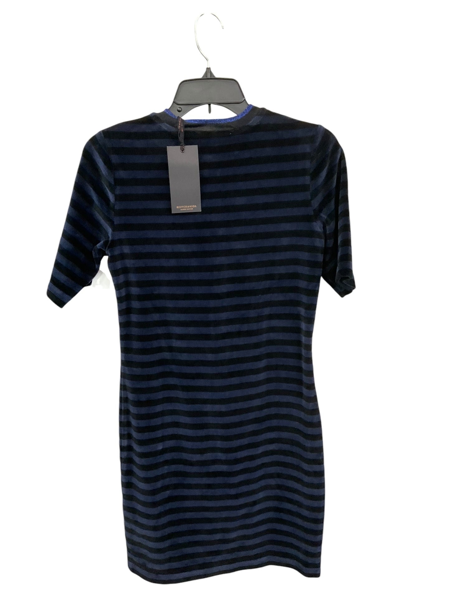 Dress Casual Short By Scotch & Soda In Black & Blue, Size: Xs