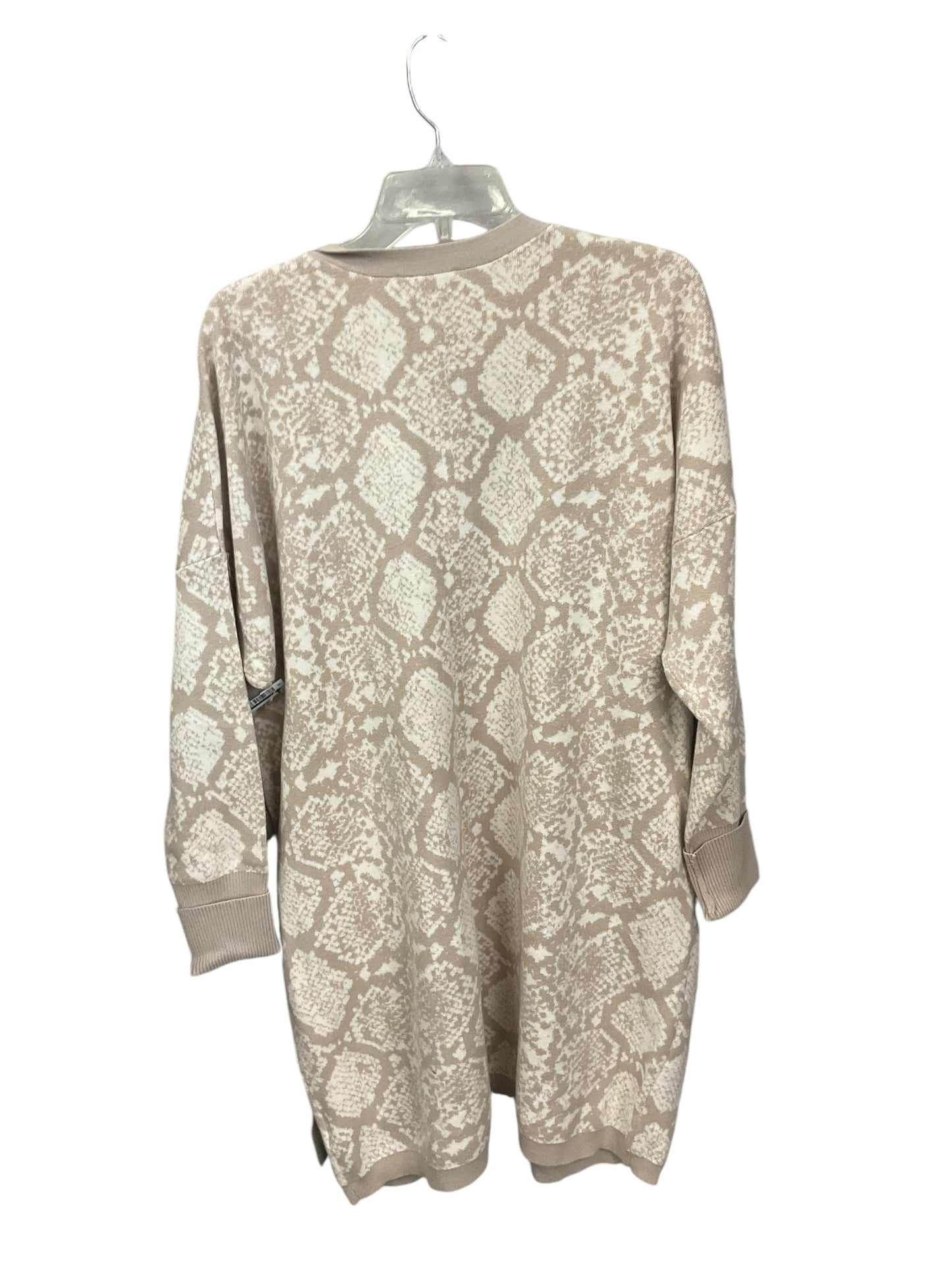 Cardigan By Express In Beige, Size: L