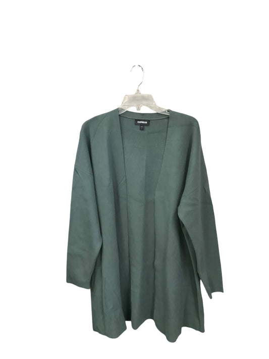 Cardigan By Express In Green, Size: L