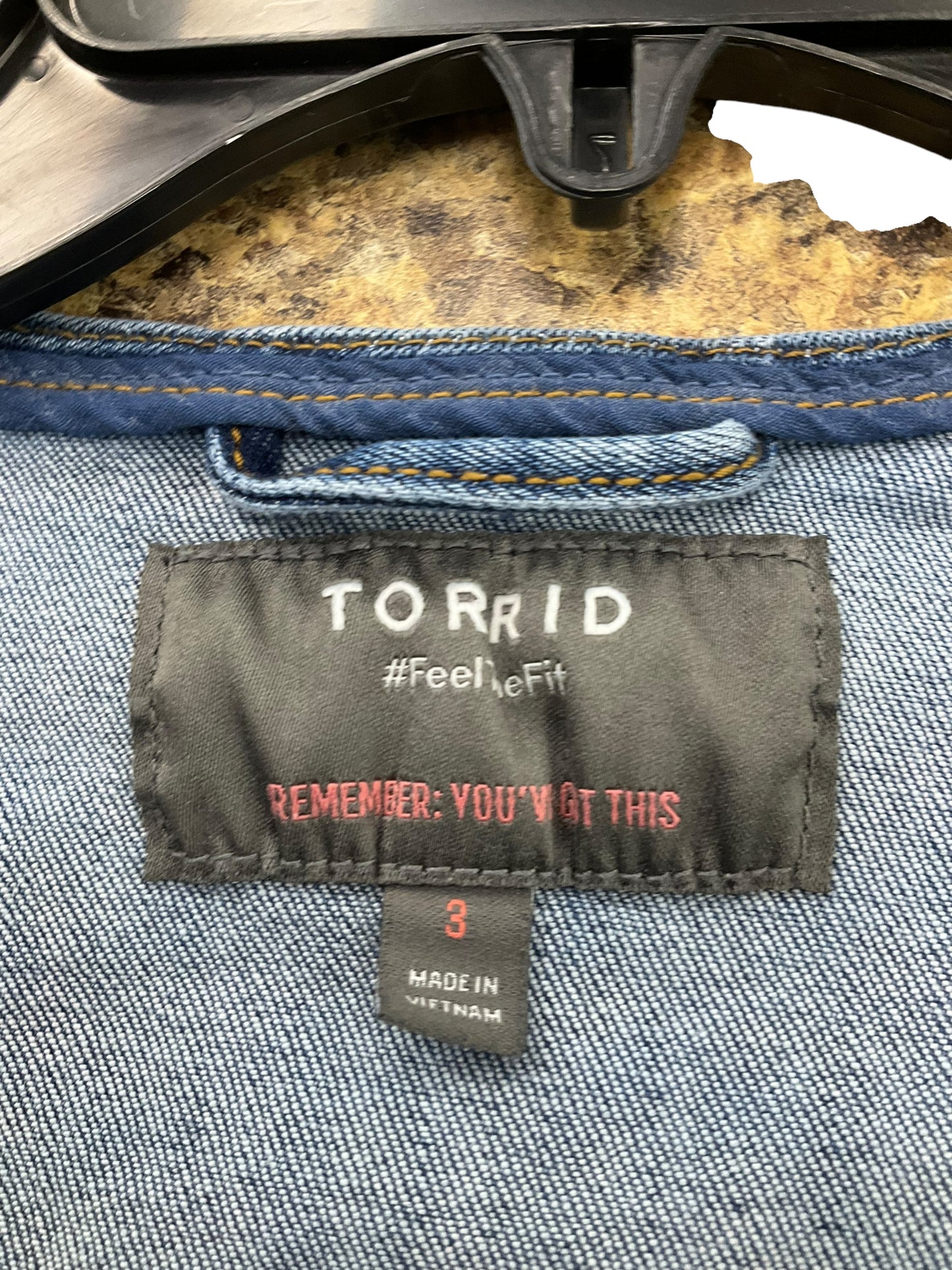 Vest Other By Torrid In Blue Denim, Size: 3x