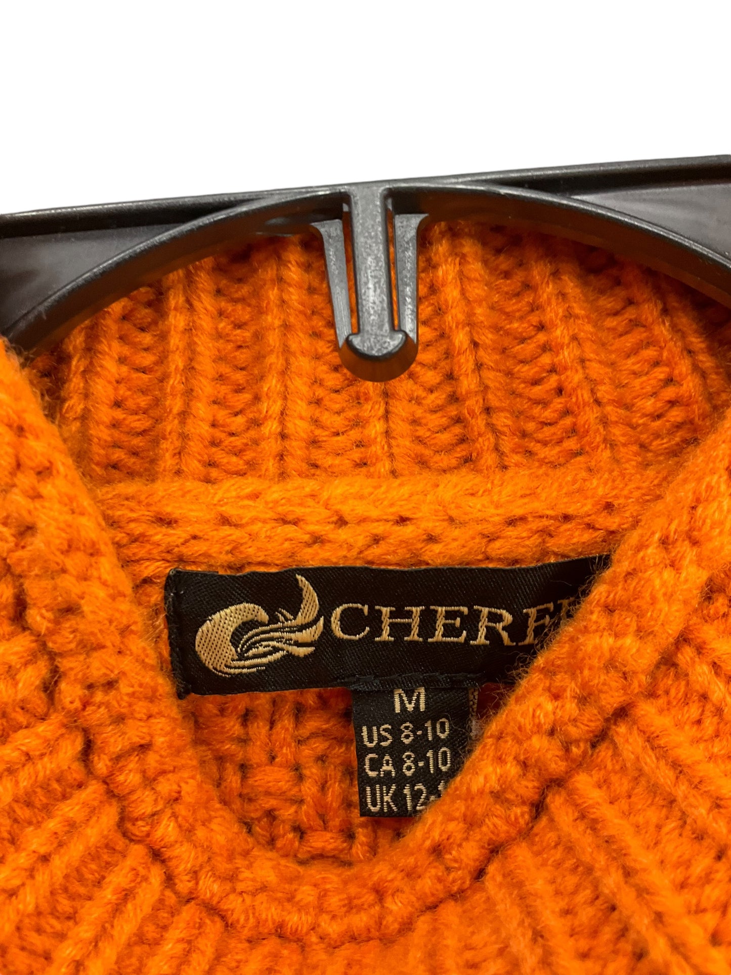 Sweater By Clothes Mentor In Orange, Size: M