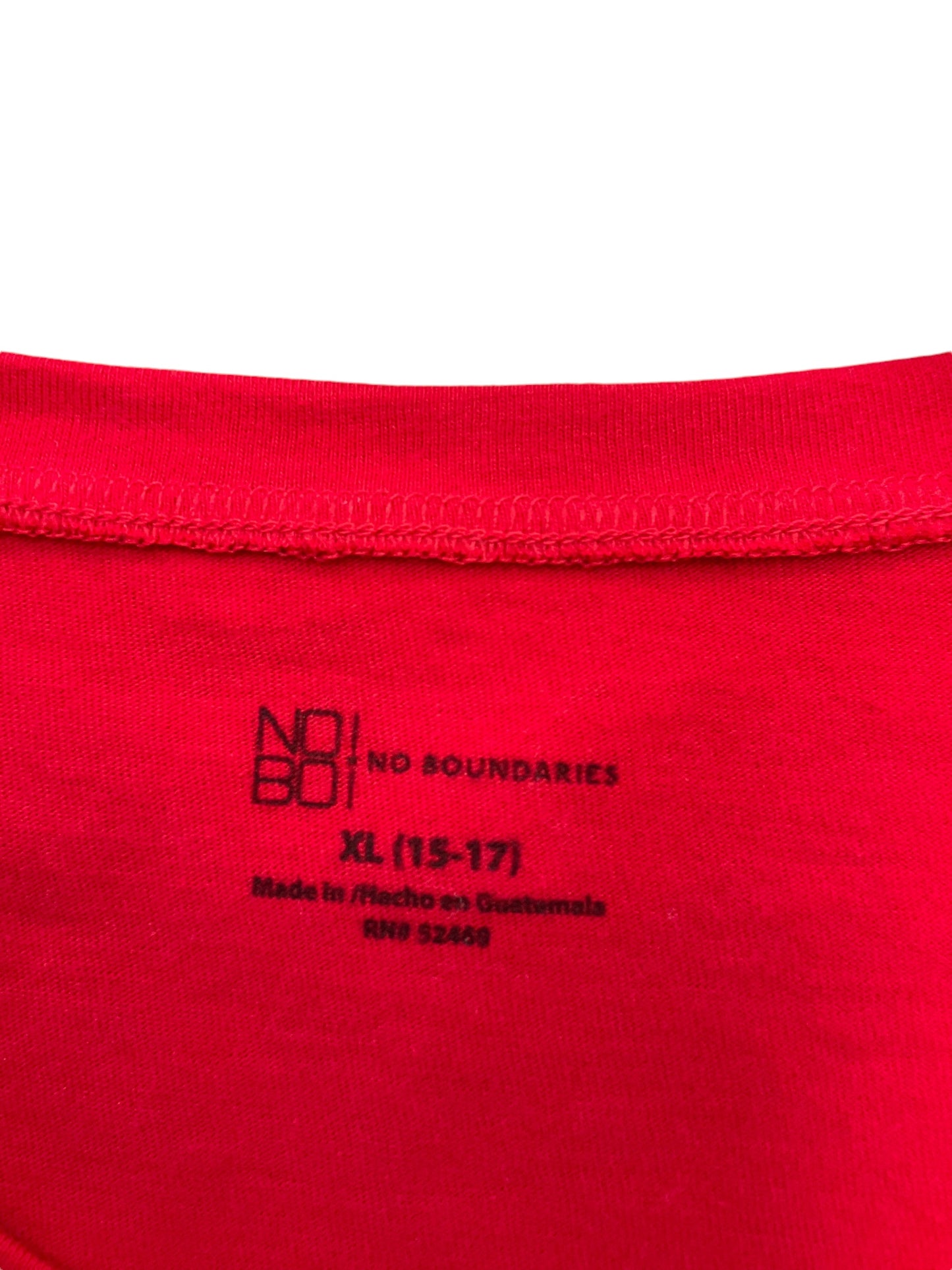 Top Long Sleeve Basic By No Boundaries In Red, Size: Xl