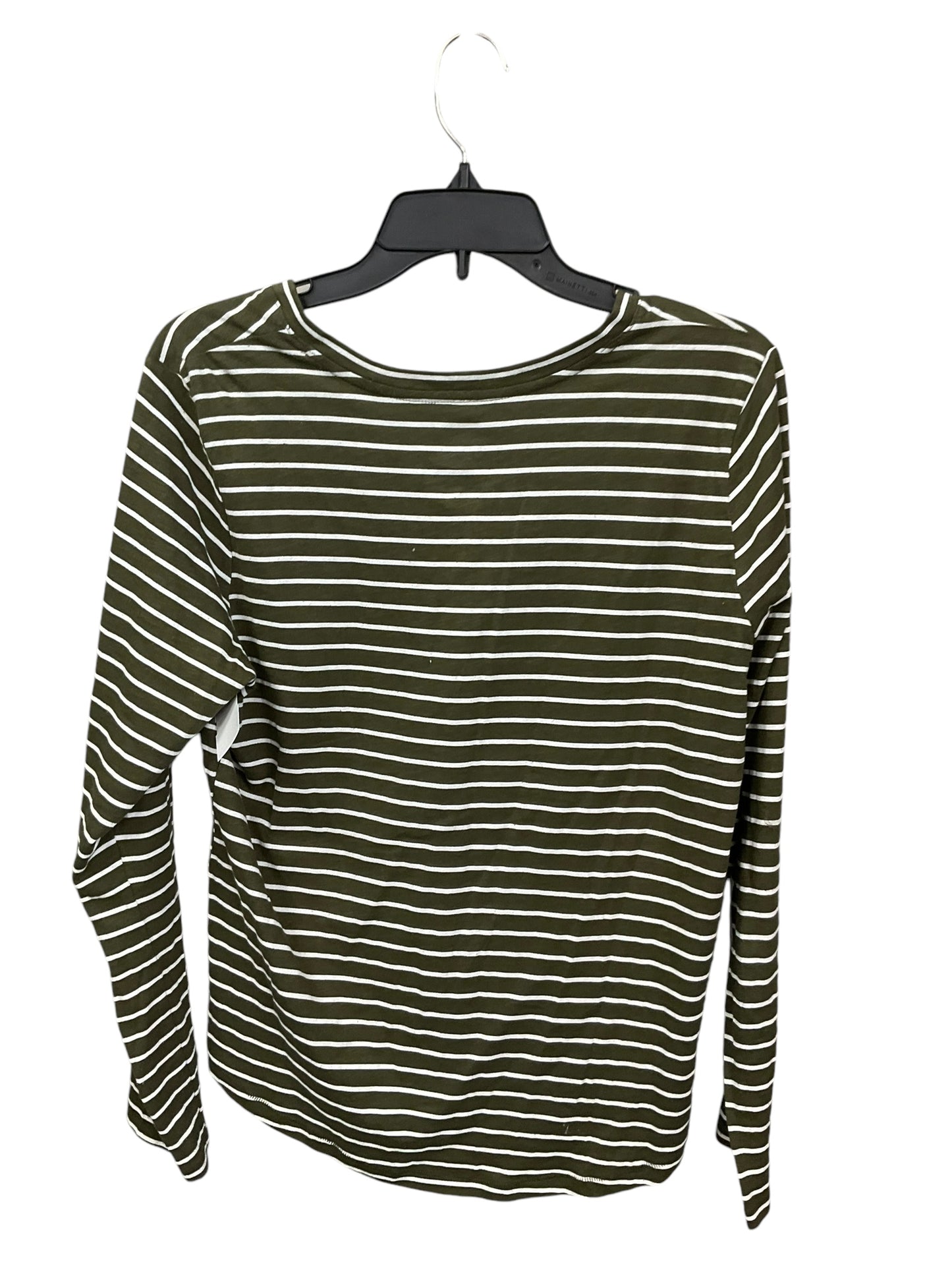 Top Long Sleeve Basic By Sonoma In Green, Size: M