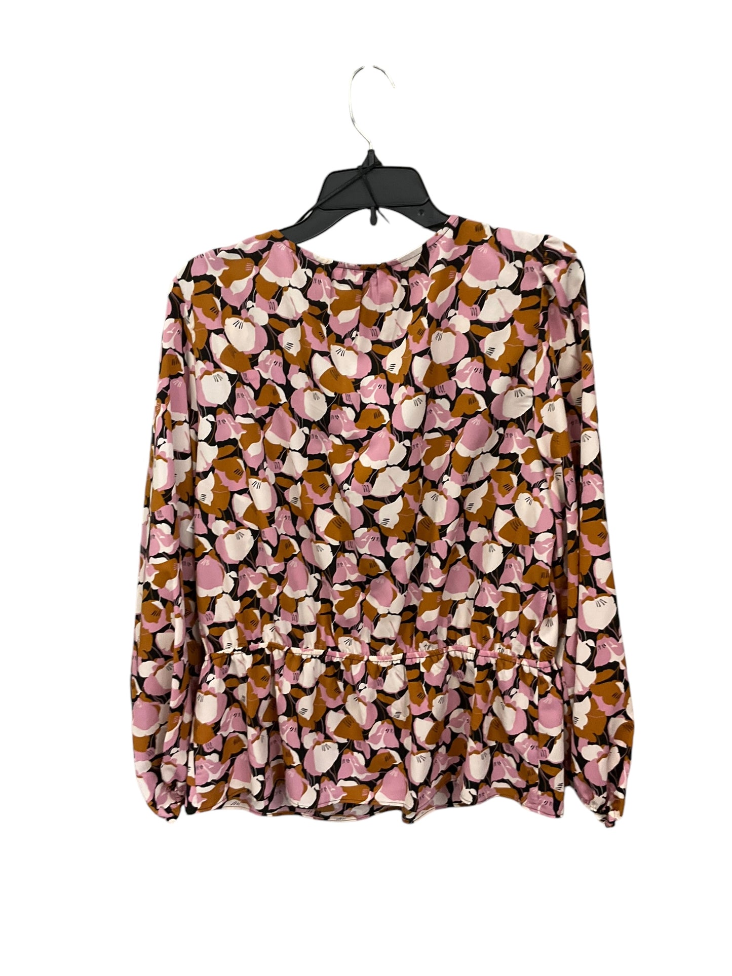 Blouse Long Sleeve By Nine West Apparel In Multi-colored, Size: Xl