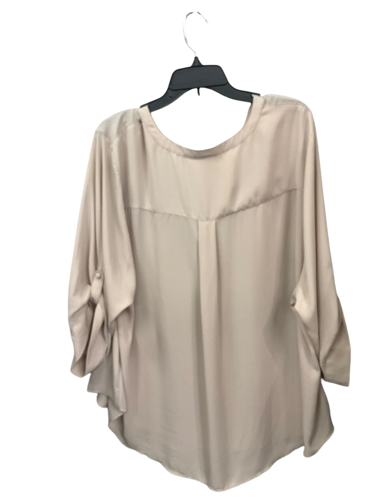 Top 3/4 Sleeve By Torrid In Beige, Size: 4x