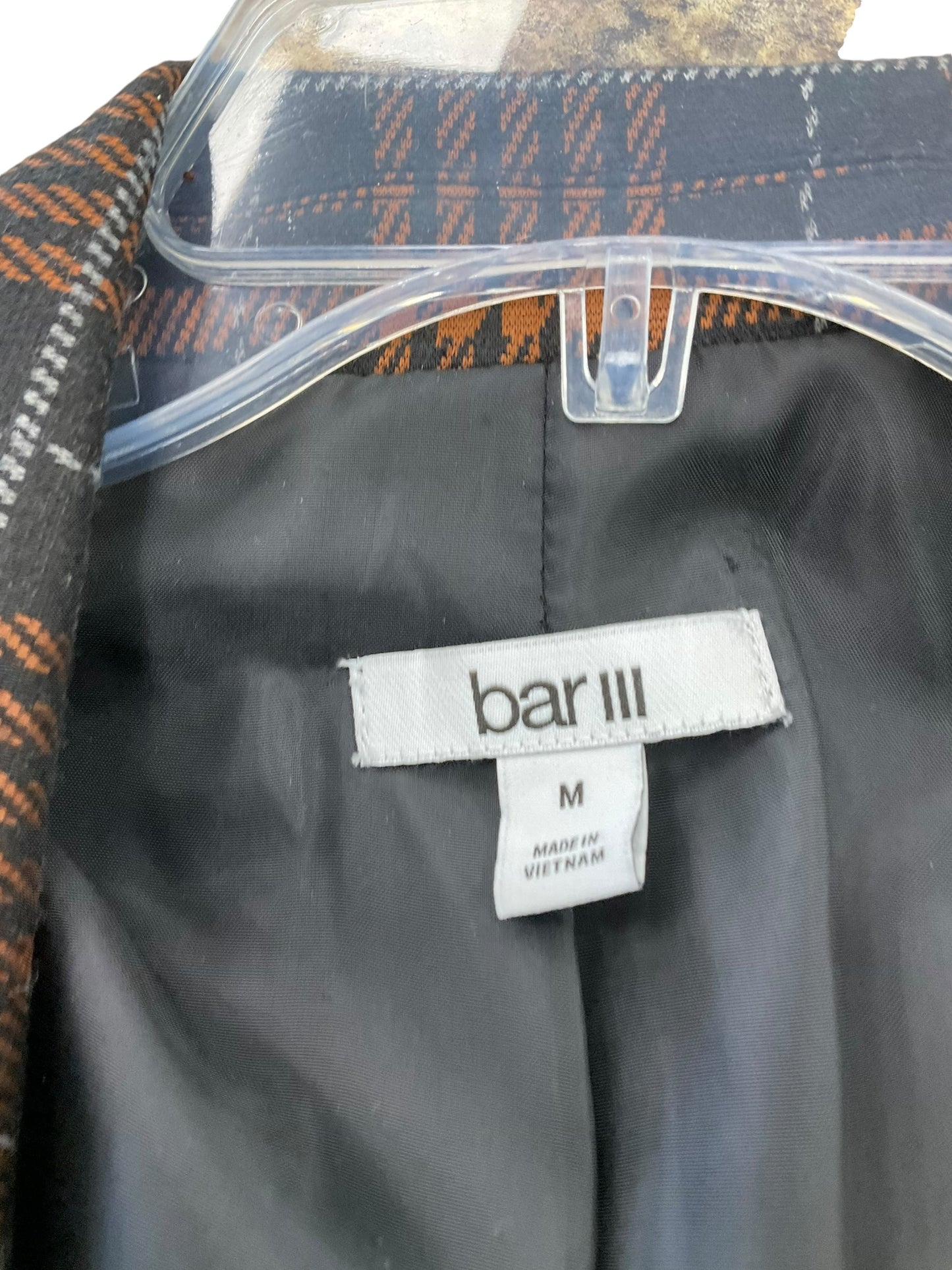 Blazer By Bar Iii In Black & Brown, Size: M