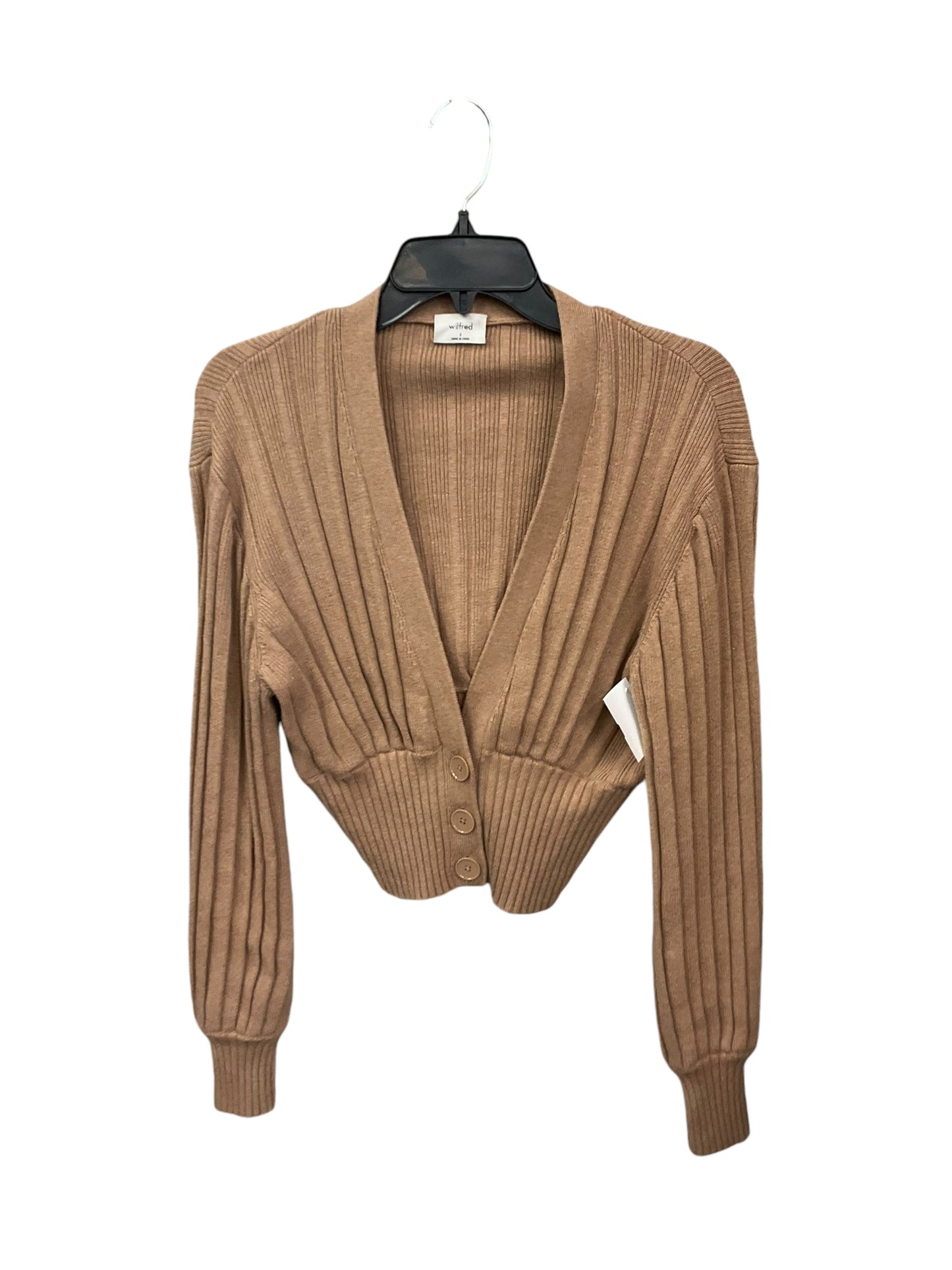 Cardigan By Wilfred In Tan, Size: S