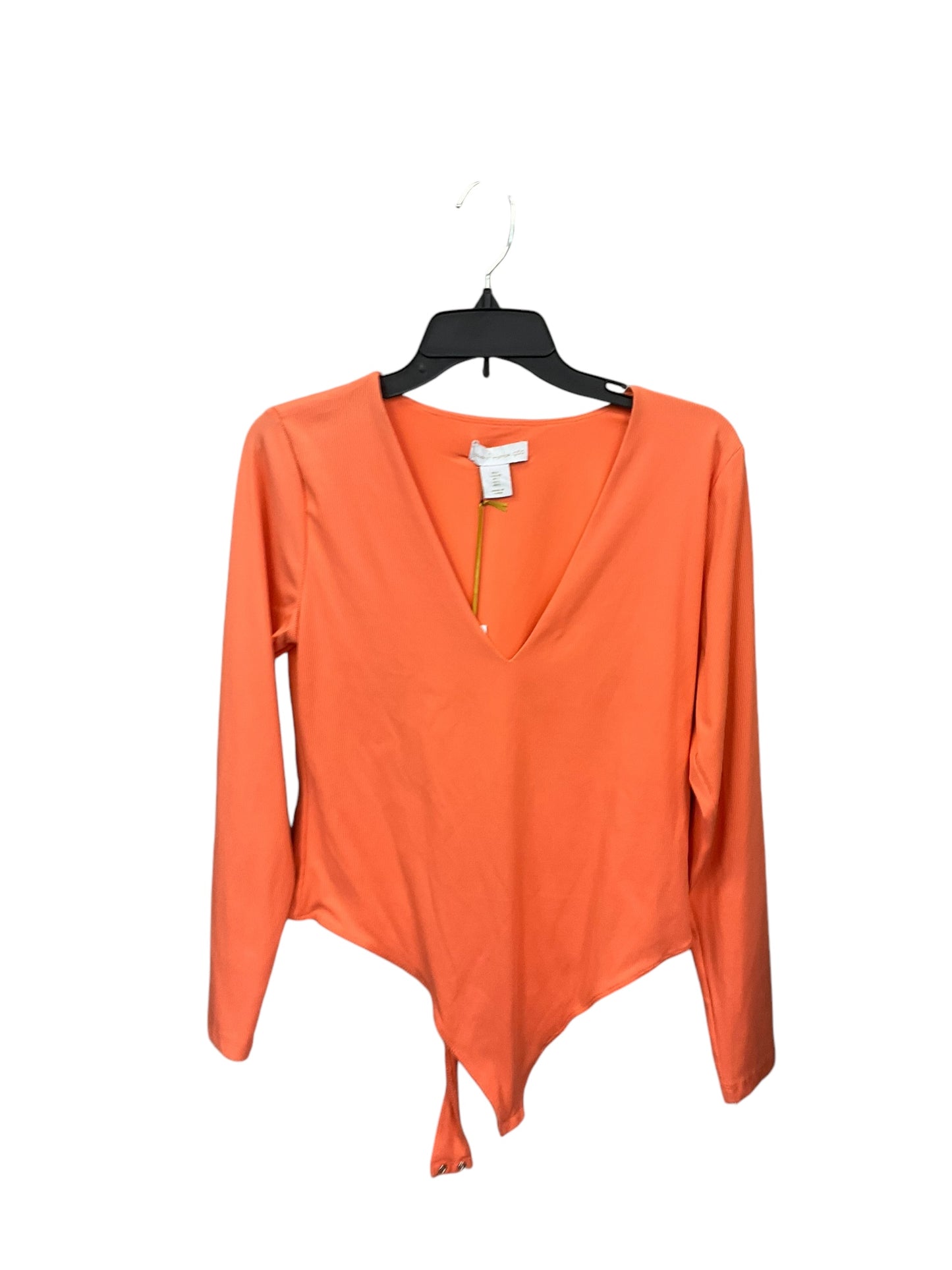 Top Long Sleeve By House Of Harlow In Peach, Size: L