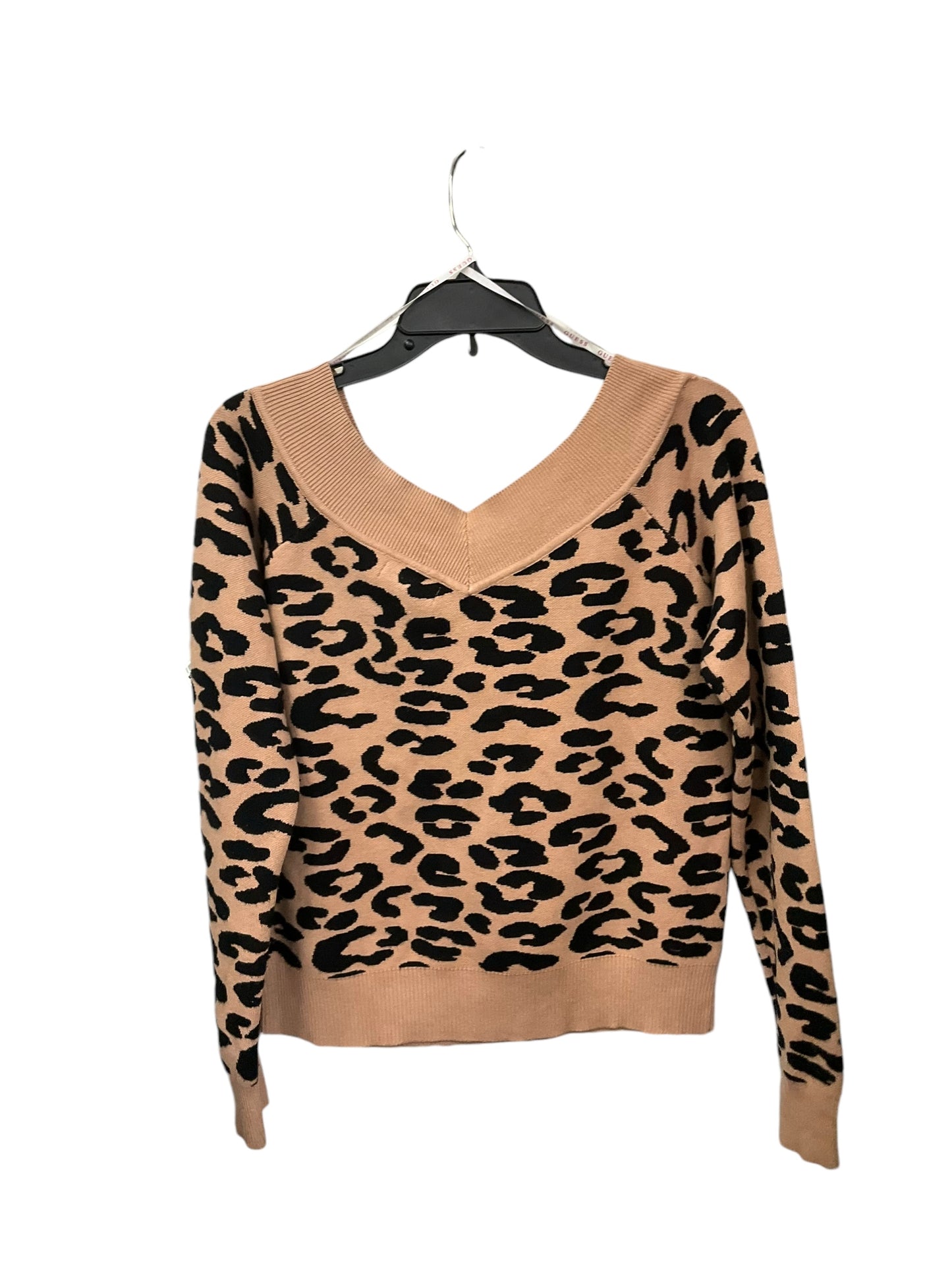 Sweater By Guess In Animal Print, Size: Xl