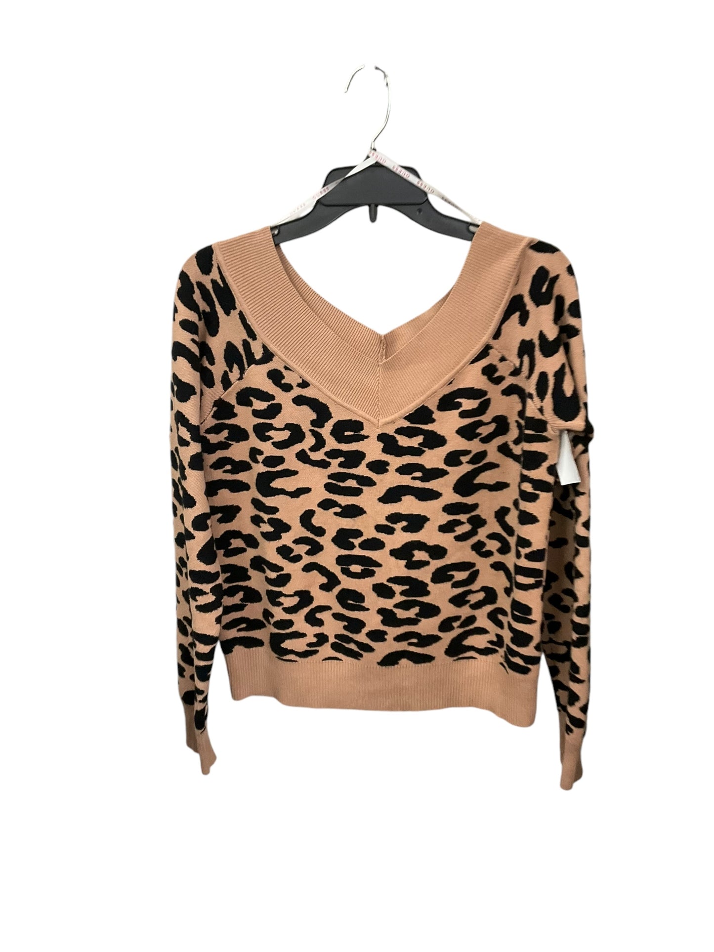 Sweater By Guess In Animal Print, Size: Xl