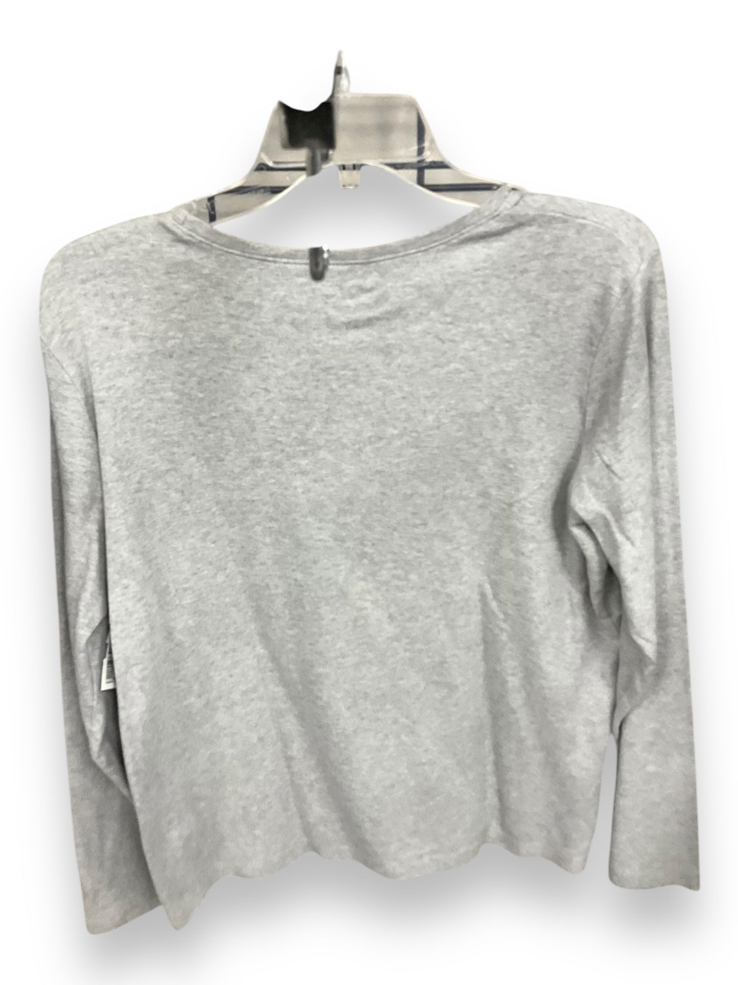 Top Long Sleeve Basic By L.l. Bean In Grey, Size: L