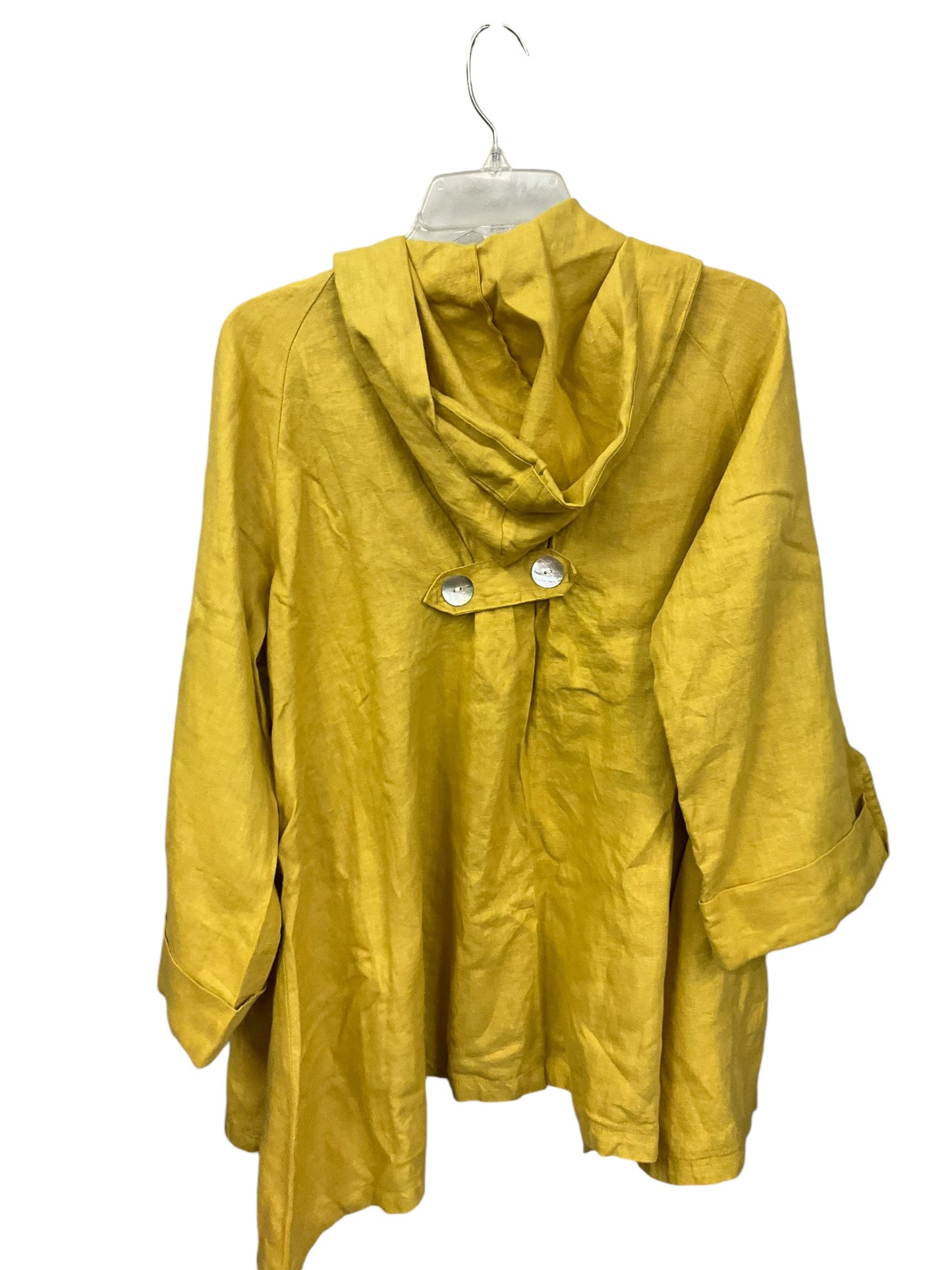 Jacket Other By Sigrid Olsen In Yellow, Size: L