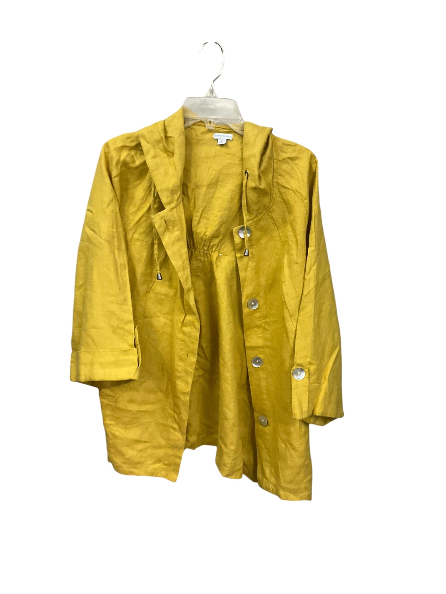 Jacket Other By Sigrid Olsen In Yellow, Size: L