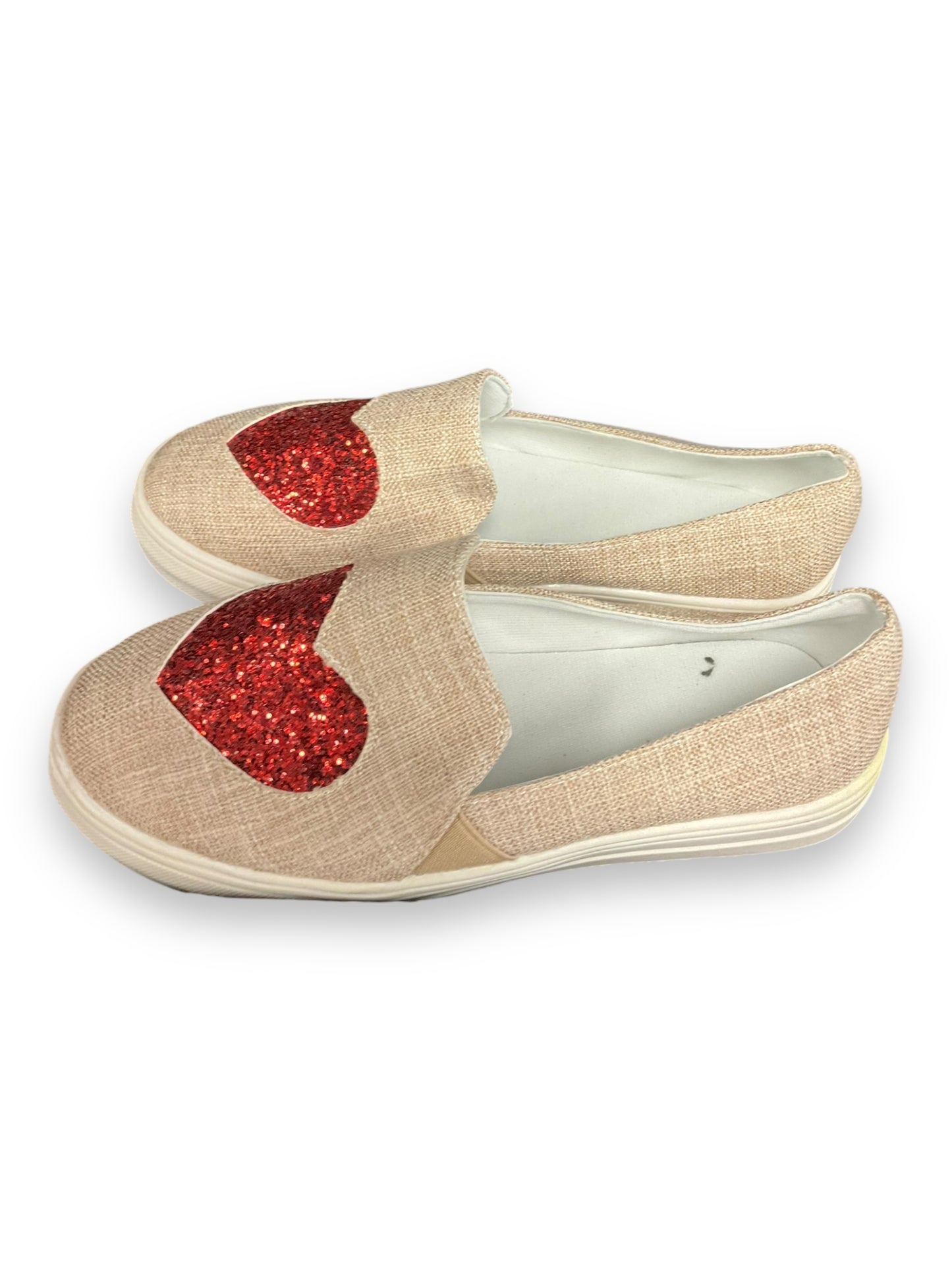 Shoes Flats By Clothes Mentor In Beige, Size: 6.5