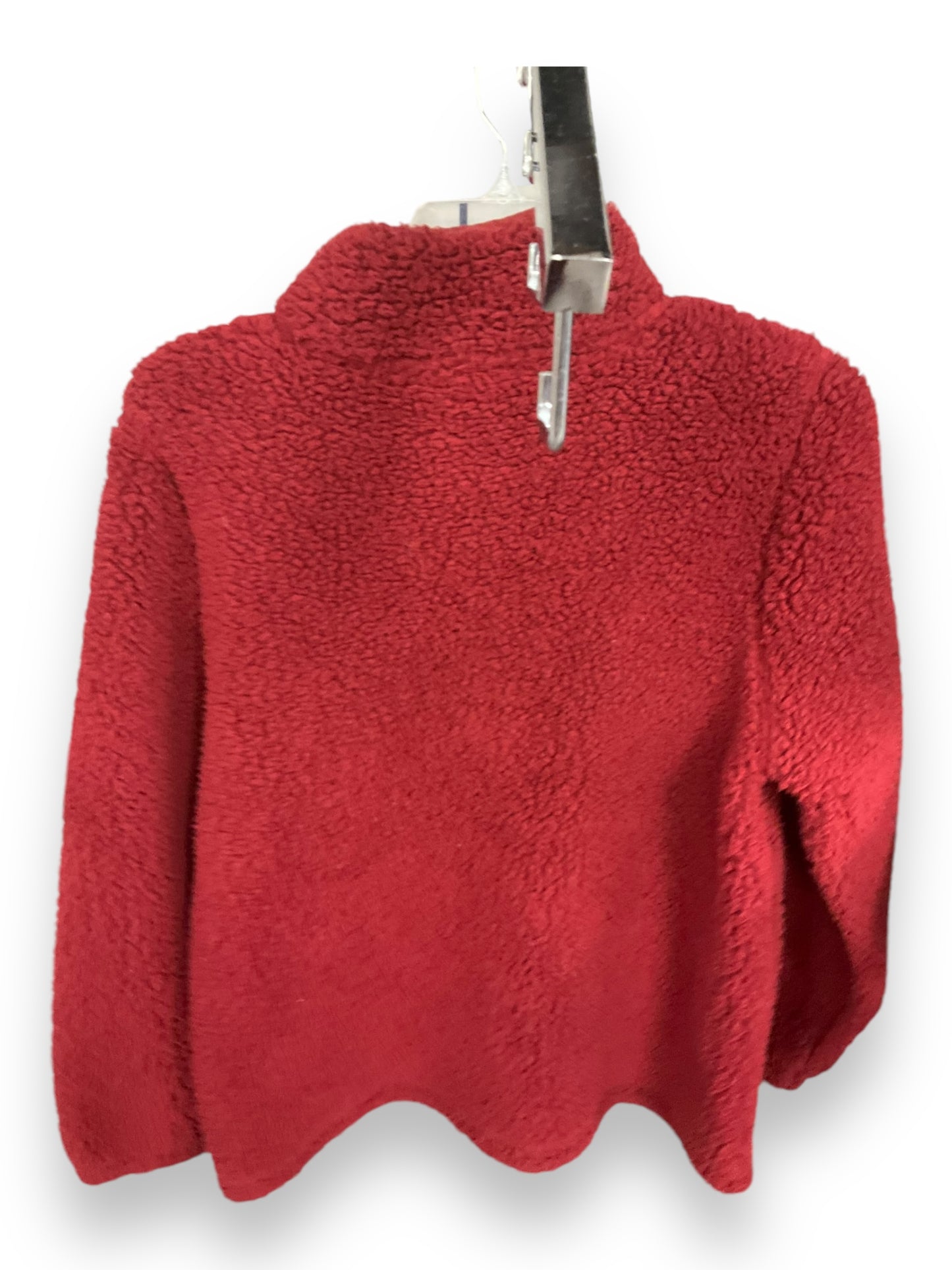 Top Long Sleeve By Style And Company In Red, Size: L