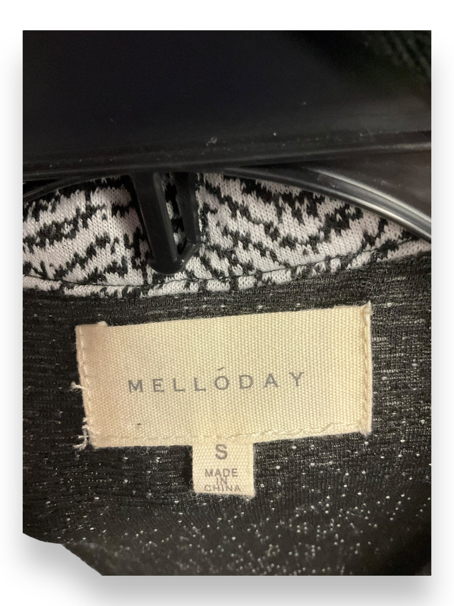 Cardigan By Melloday In Black & White, Size: S